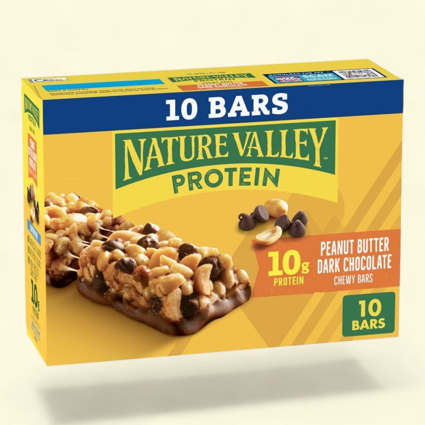 Nature Valley Protein Chewy Bars, Peanut Butter Dark Chocolate, 14.2oz, 10ct