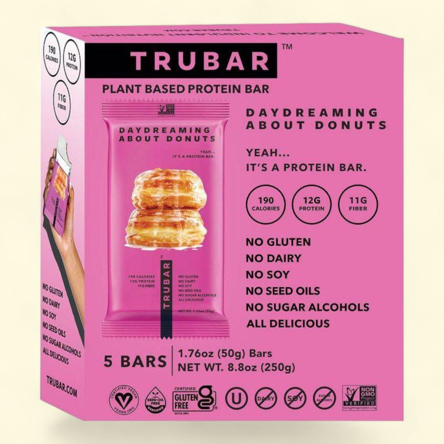 TRUBAR Daydreaming About Donuts Protein Bars, 5ct