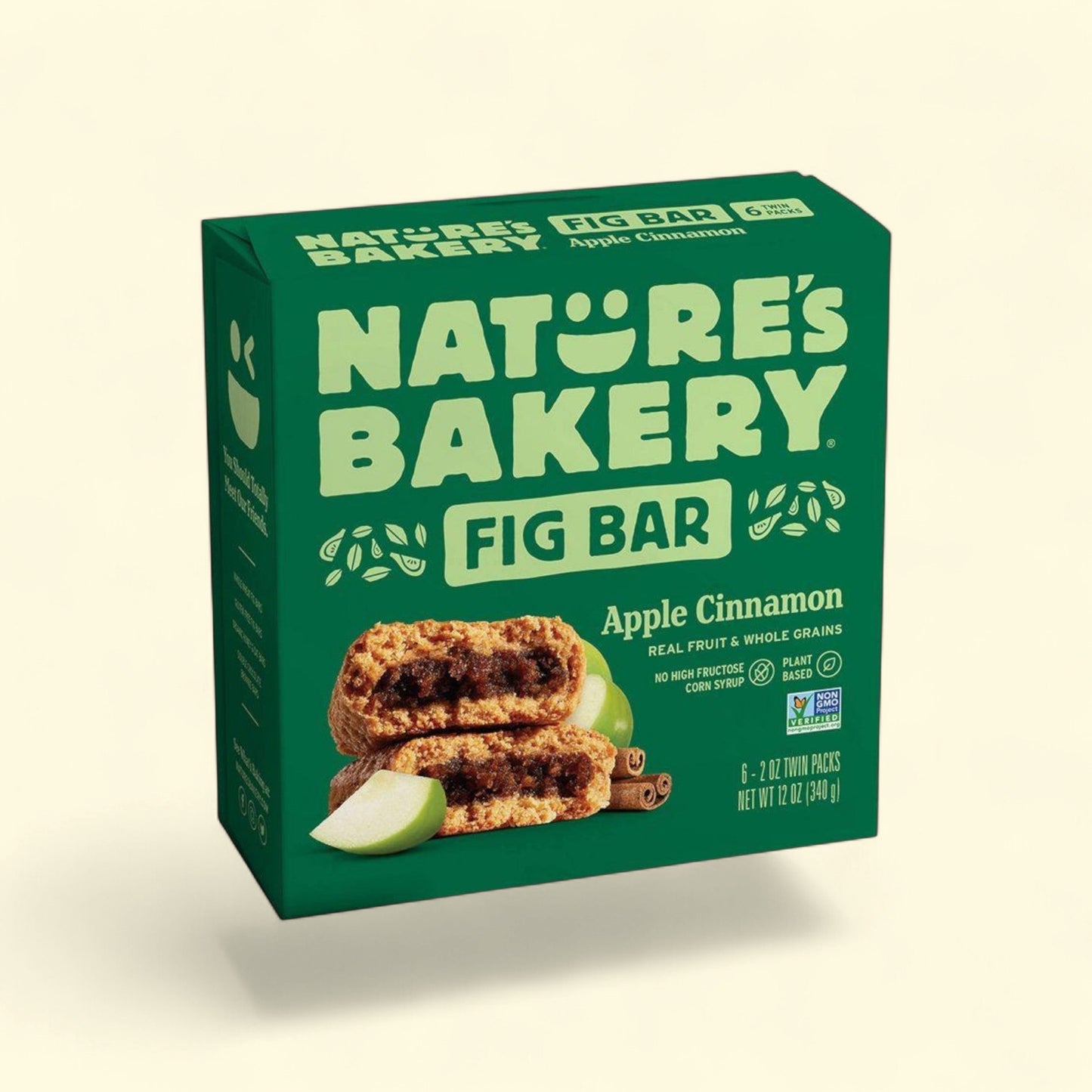 Nature's Bakery Fig Bar, Apple Cinnamon, 12oz/6ct — authentic US product shipped worldwide by Treatspree