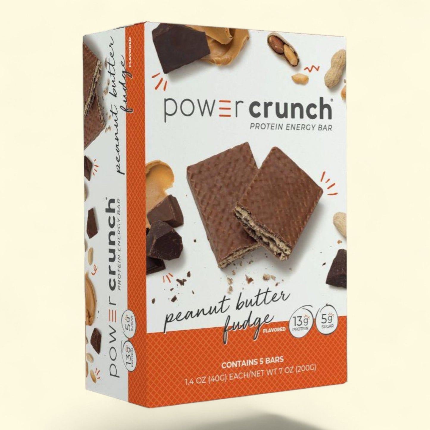 Power Crunch Protein Energy Bar, Peanut Butter Fudge, 5pk