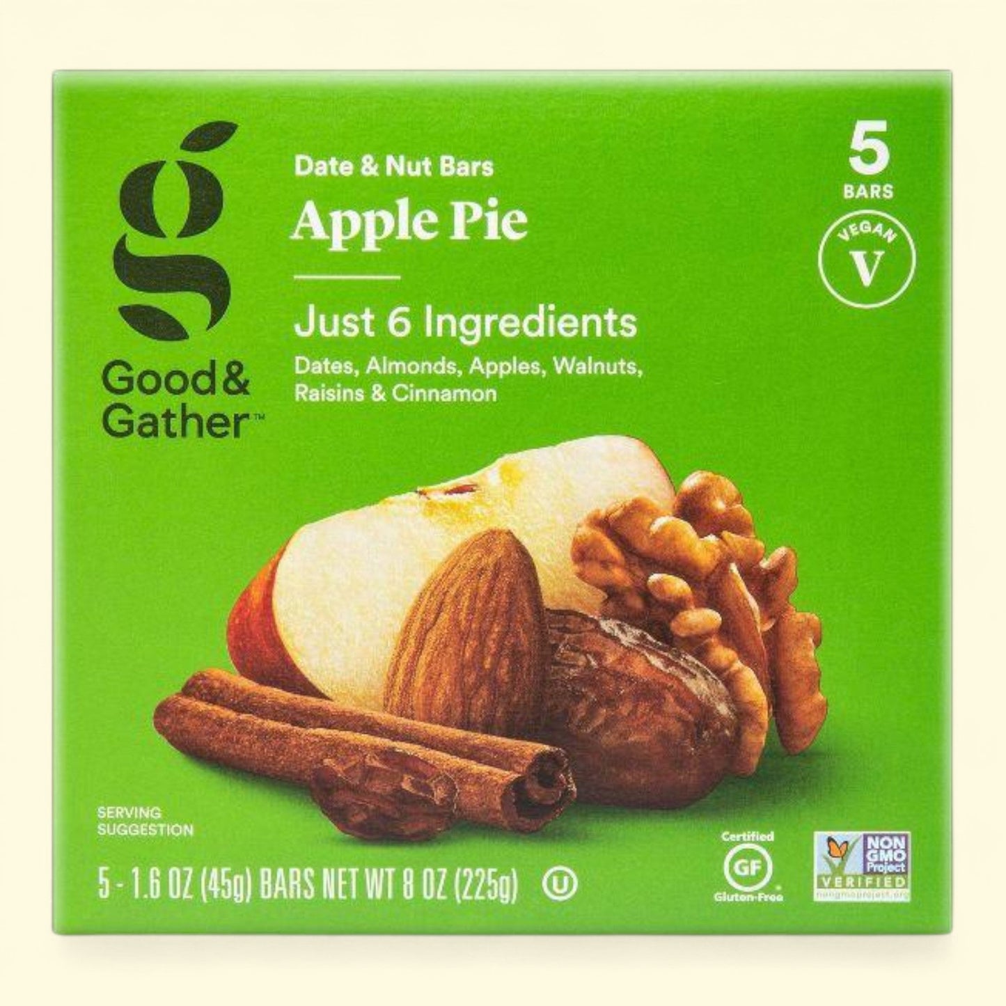 Good & Gather Apple Pie date and nut bar packaging