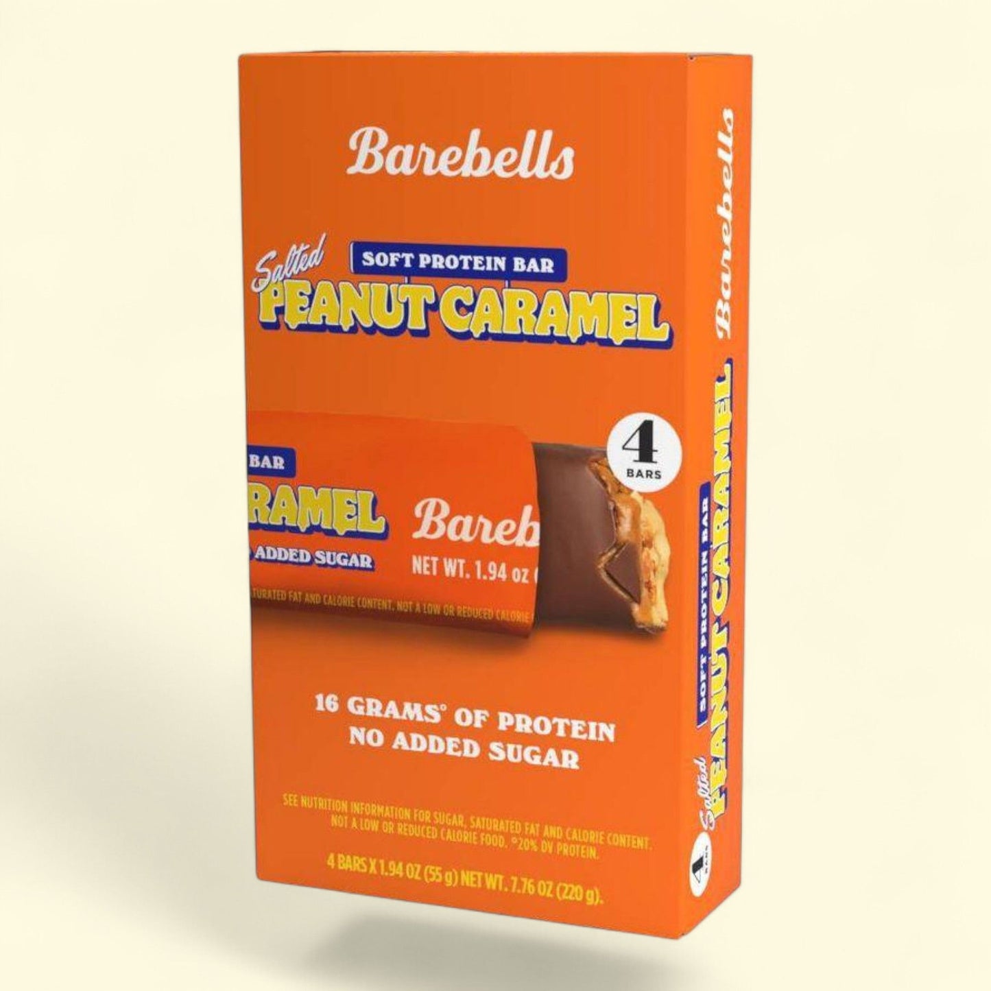 Barebells Soft Protein Bars, Salted Peanut Caramel, 7.76oz/4pk