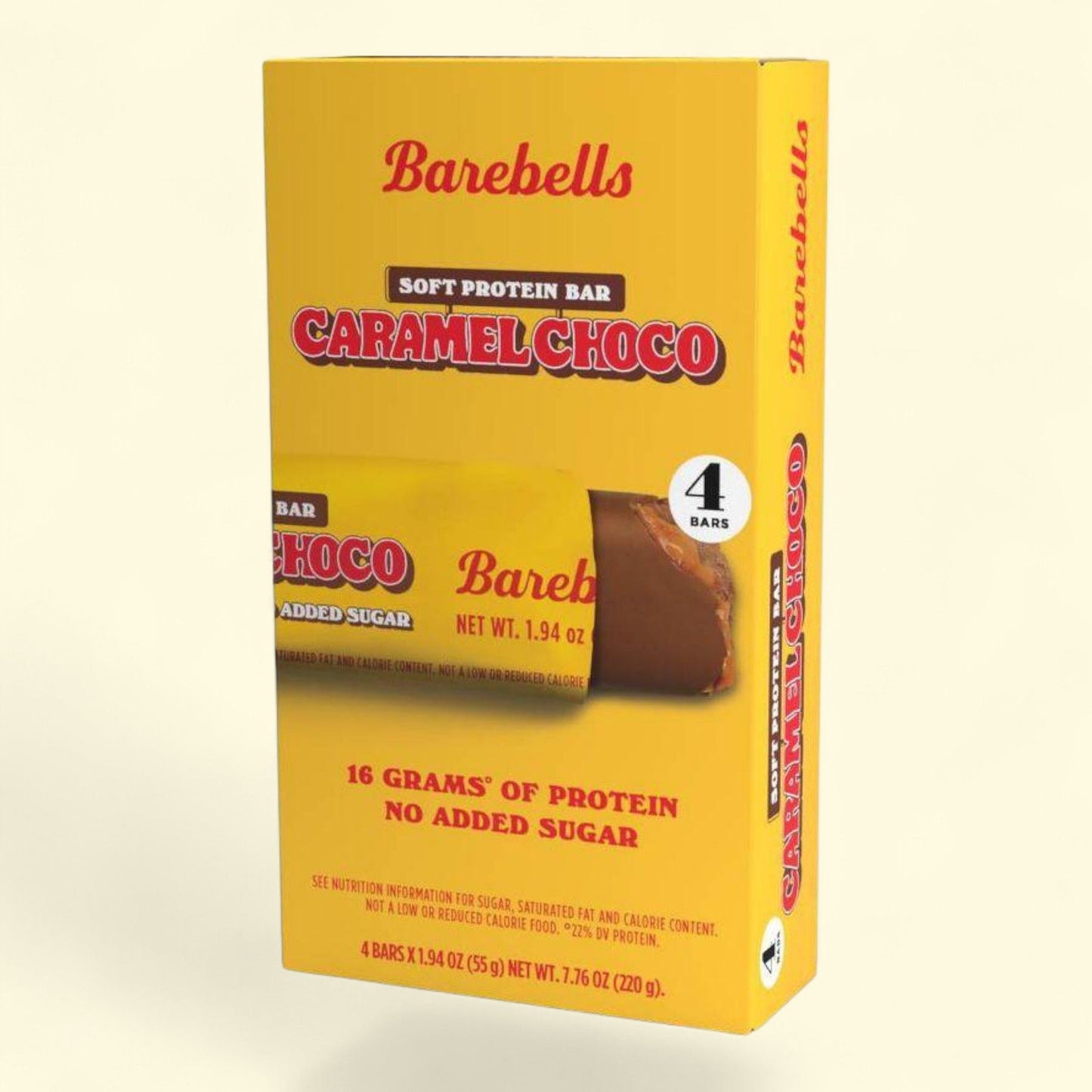 Barebells Soft Protein Bars, Caramel Choco, 7.76oz/4pk
