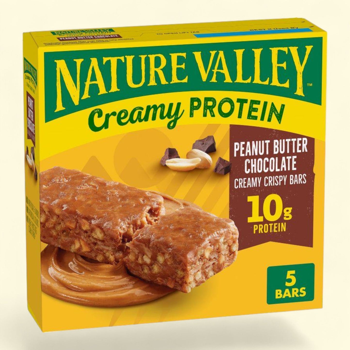 Nature Valley Protein Peanut Butter Chocolate Crispy Bars, 5ct