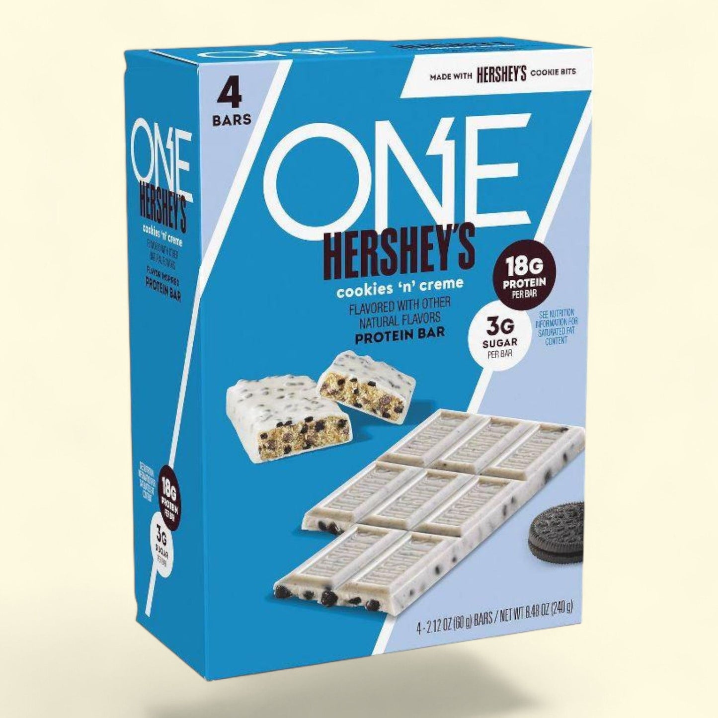 ONE Bar Cookies n Creme Protein Bars, 8.48oz/4ct