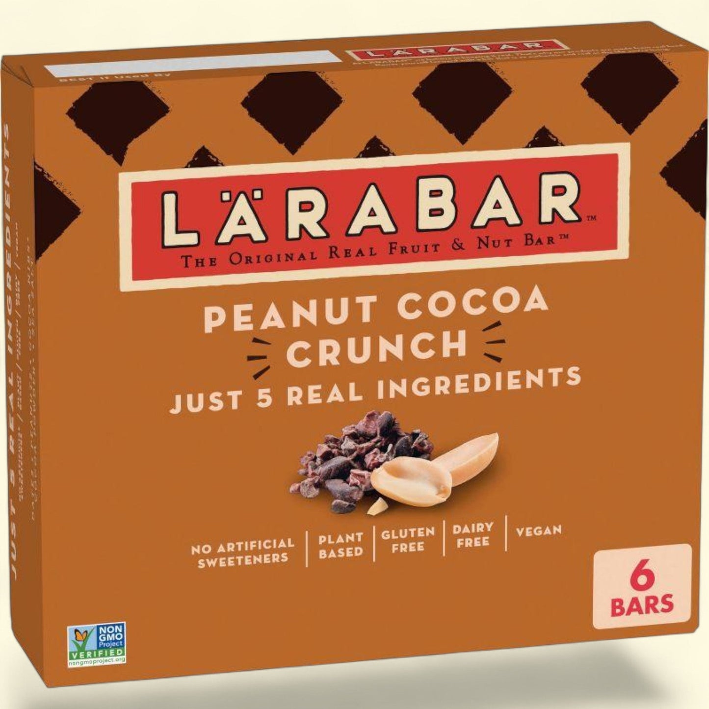 Larabar Peanut Cocoa Crunch Snack Bars, 9.6oz/6ct