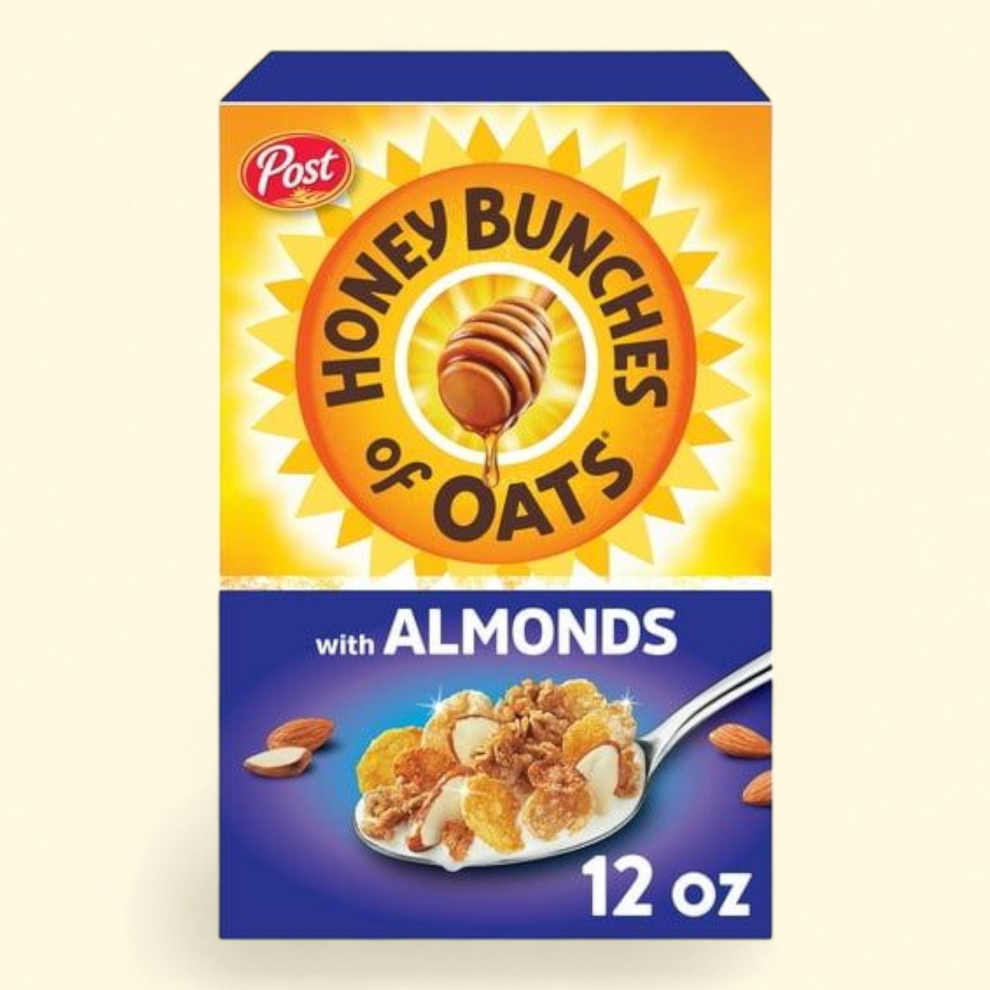 Honey Bunches of Oats with Almonds Breakfast Cereal, 12 oz