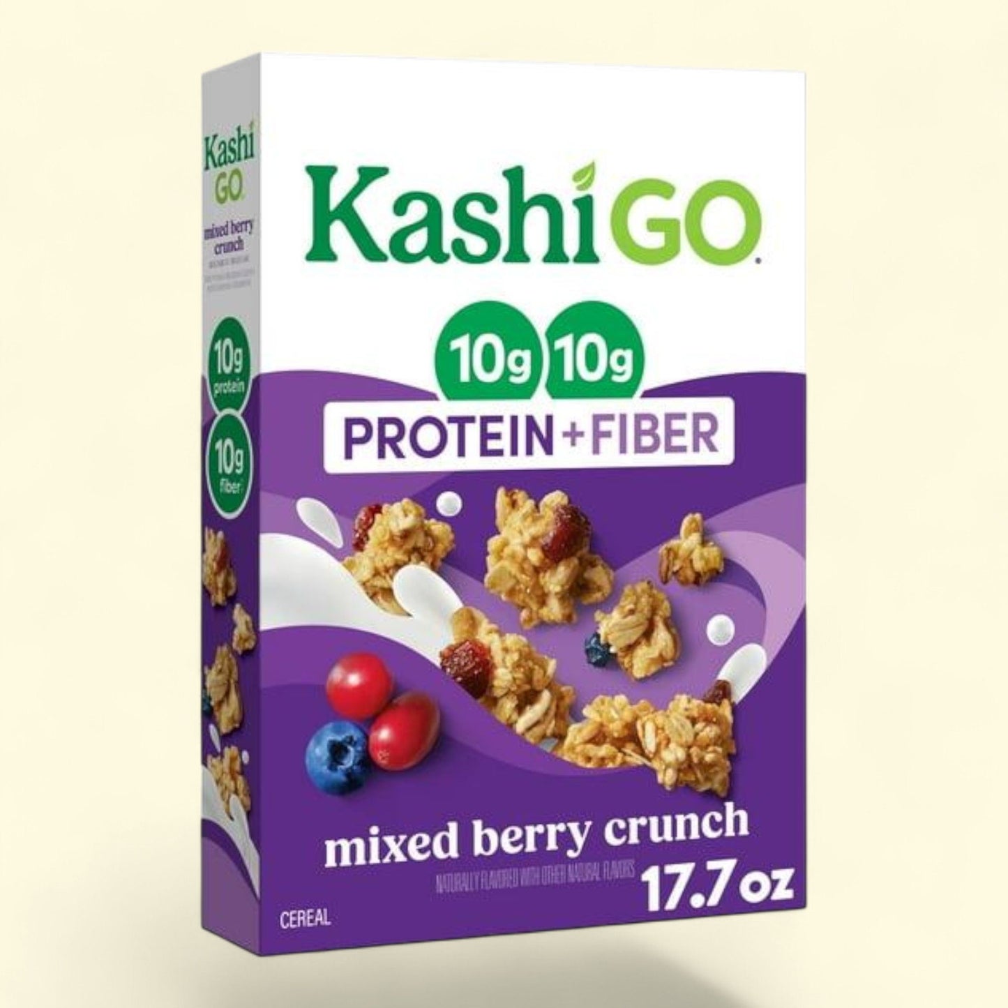 Kashi GO Protein Cereal, Mixed Berry Crunch, 17.7oz