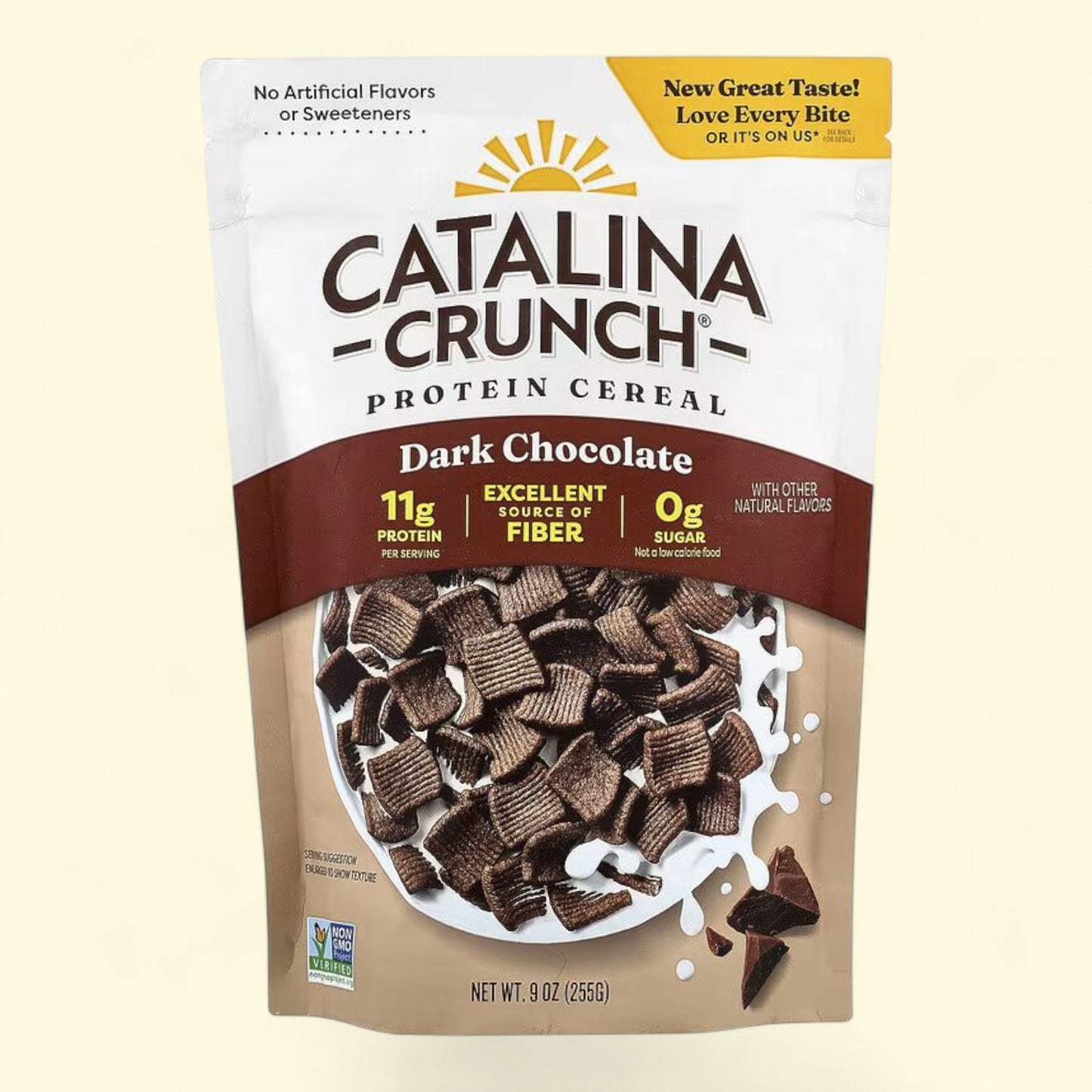 Céréales protéinées Catalina Crunch, chocolat noir, 255 g