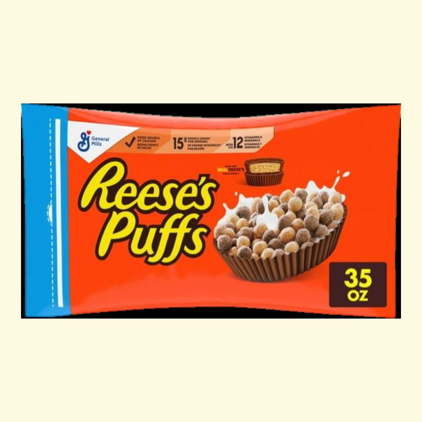REESE'S PUFFS Cereal, Chocolatey Peanut Butter, 35 oz