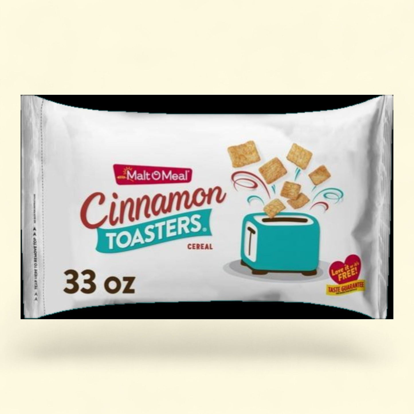 Malt-O-Meal Cinnamon Toasters Cinnamon Cereal Squares, 33 oz