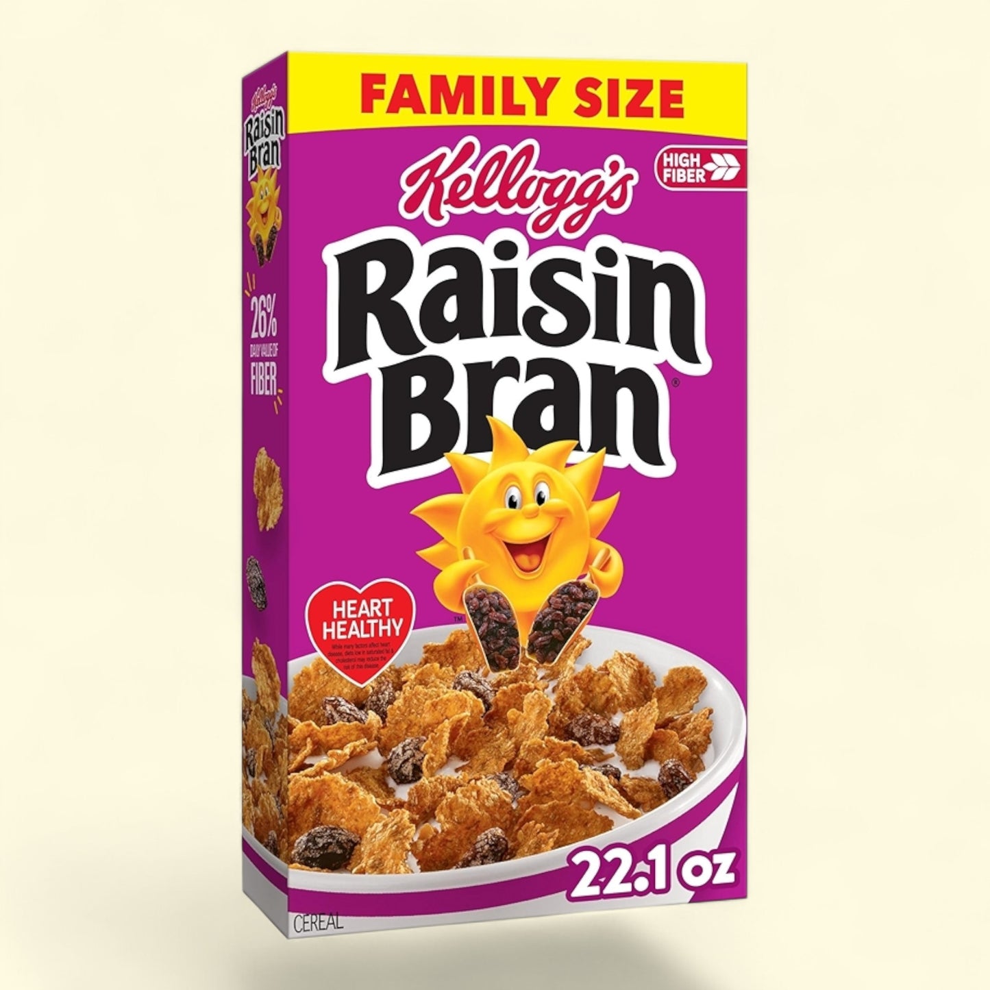 Kellogg's Raisin Bran Cereal, Family Size 22.1oz