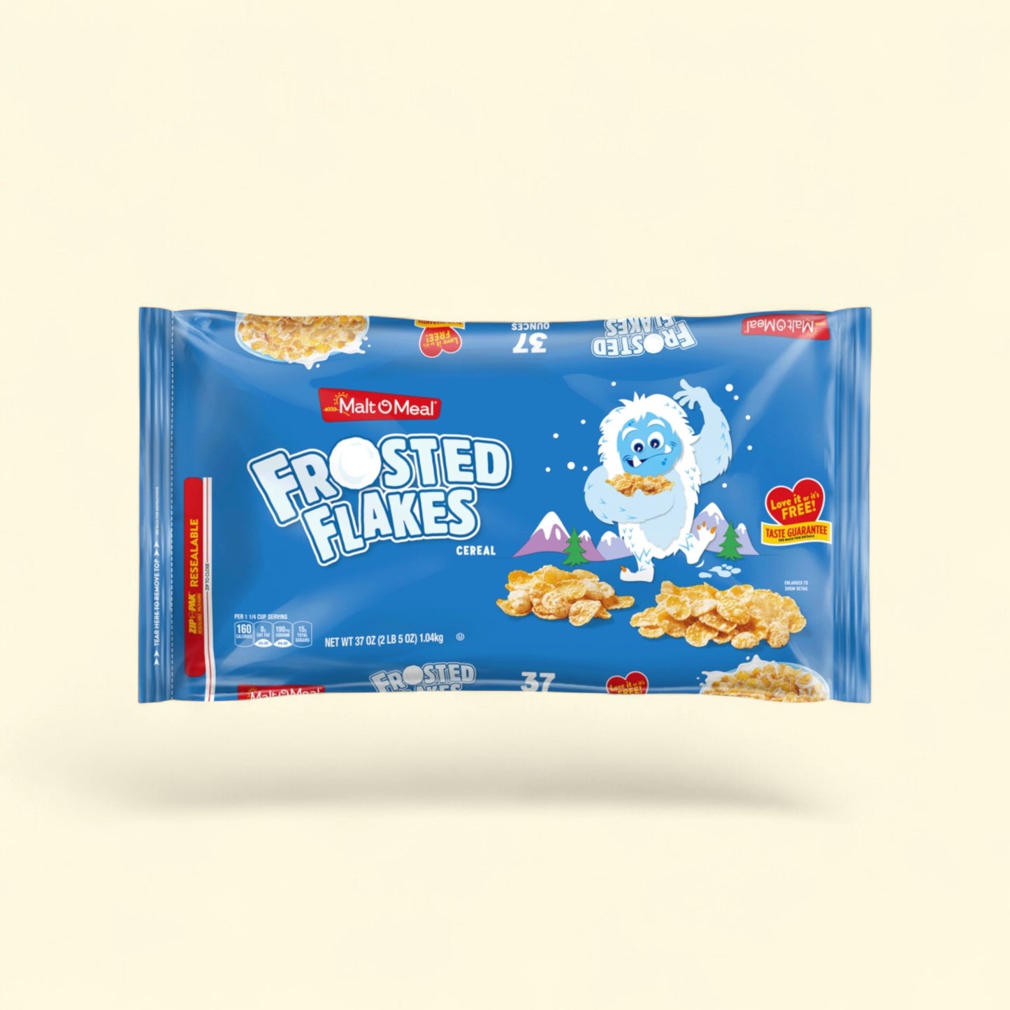 Malt-O-Meal Frosted Flakes Cereal, Family Size 37 oz — authentic US product shipped worldwide by Treatspree