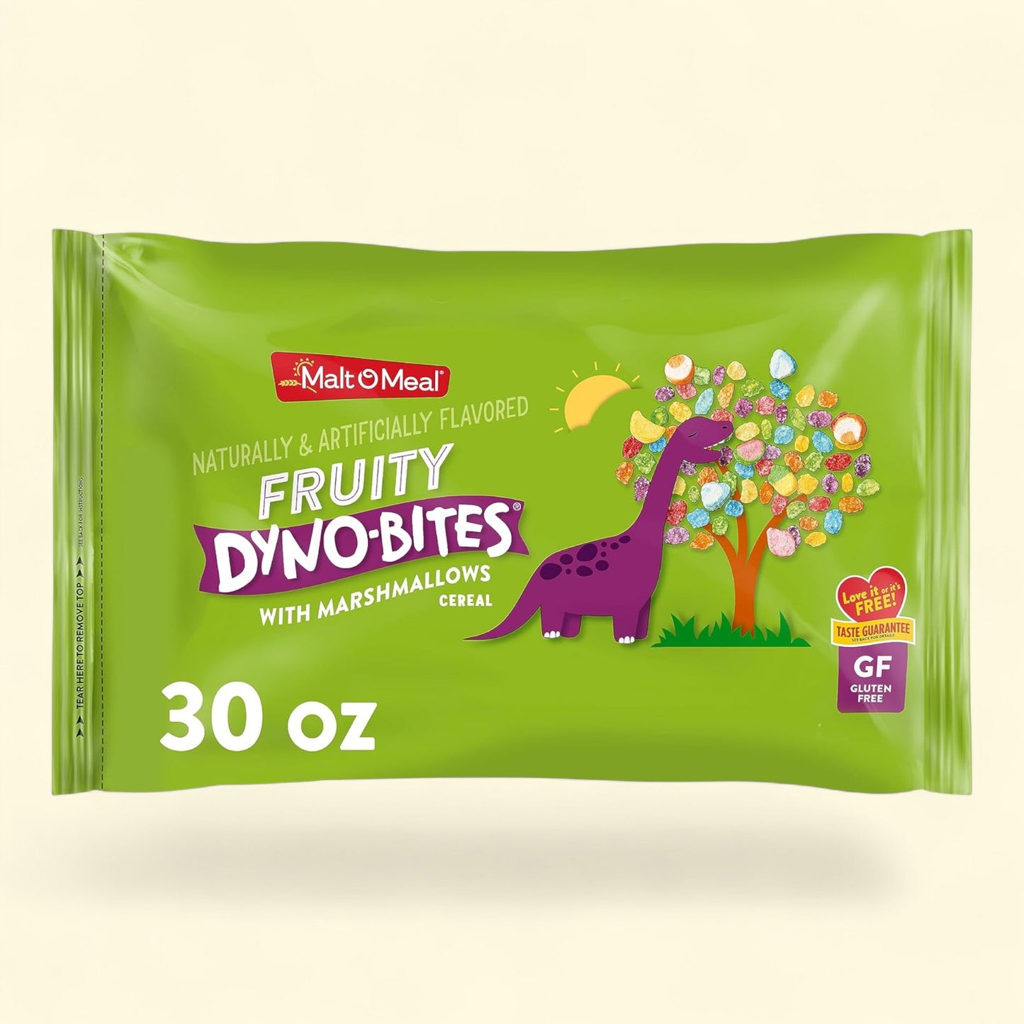 Malt-O-Meal Fruity Dyno Bites with Marshmallows, 30 oz