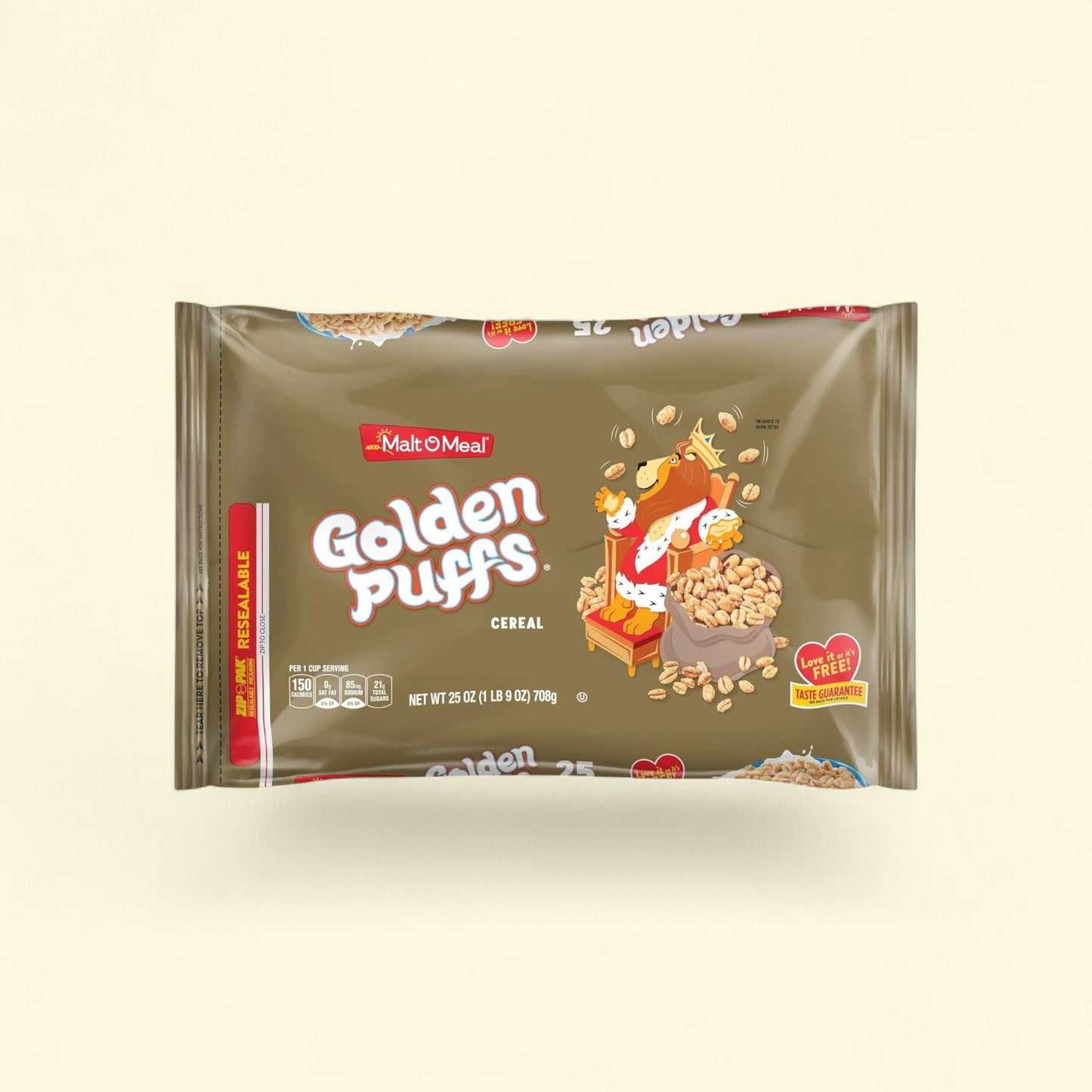 Malt-O-Meal Golden Puffs, Puffed Wheat Cereal, 32 oz — authentic US product shipped worldwide by Treatspree