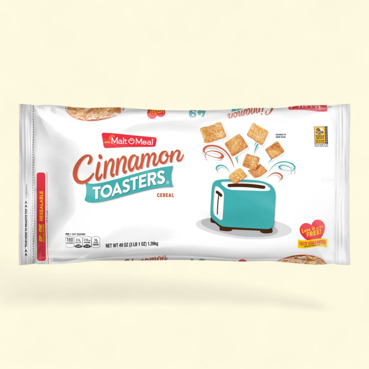 Malt-O-Meal Cinnamon Toasters Breakfast Cereal, 49oz