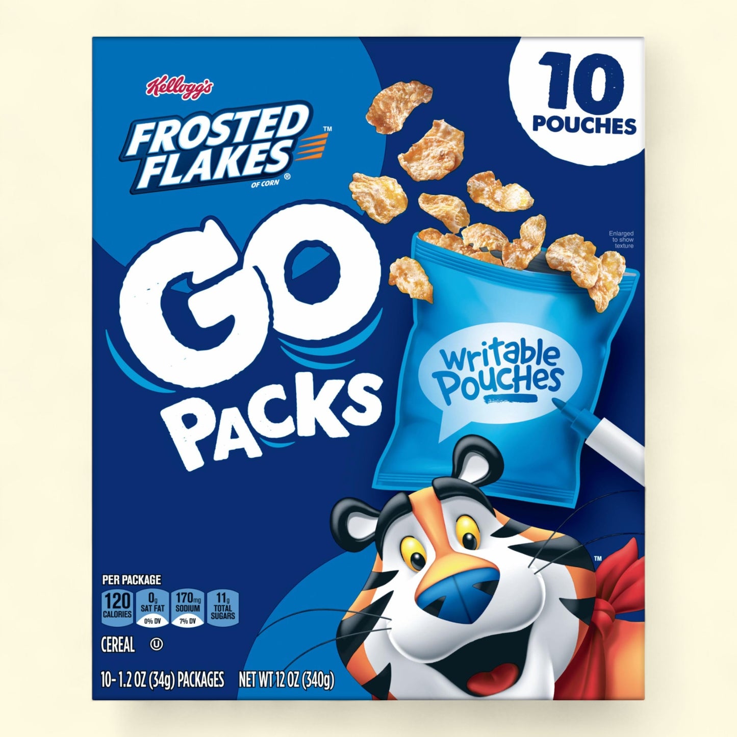 Kellogg's Frosted Flakes Go packs , 12oz