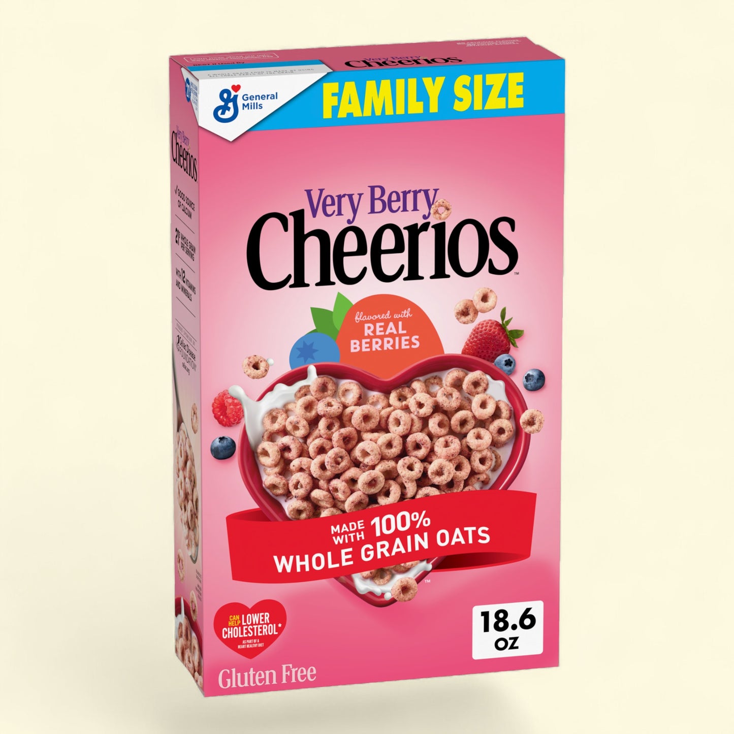 Cheerios aux fruits rouges, format familial, 530 g