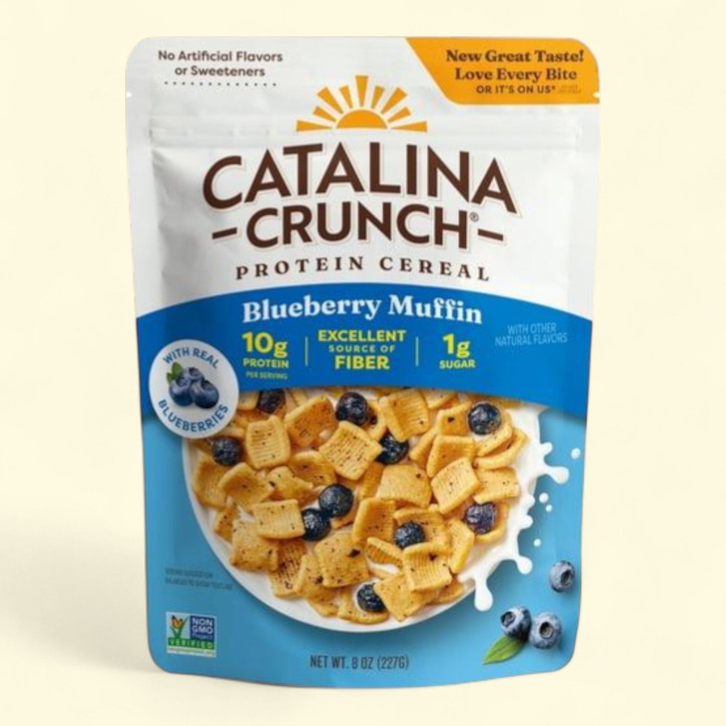 Céréales protéinées Catalina Crunch, saveur muffin aux myrtilles, 227 g