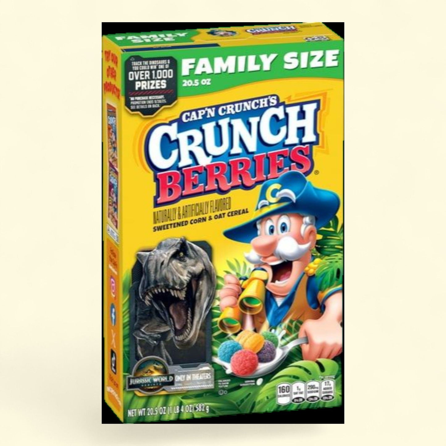 Cap'n Crunch Cereal Crunch Berries, 20.5 oz