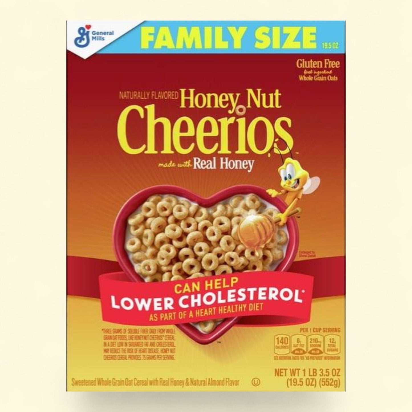 Cheerios au miel et aux noix, 550 g