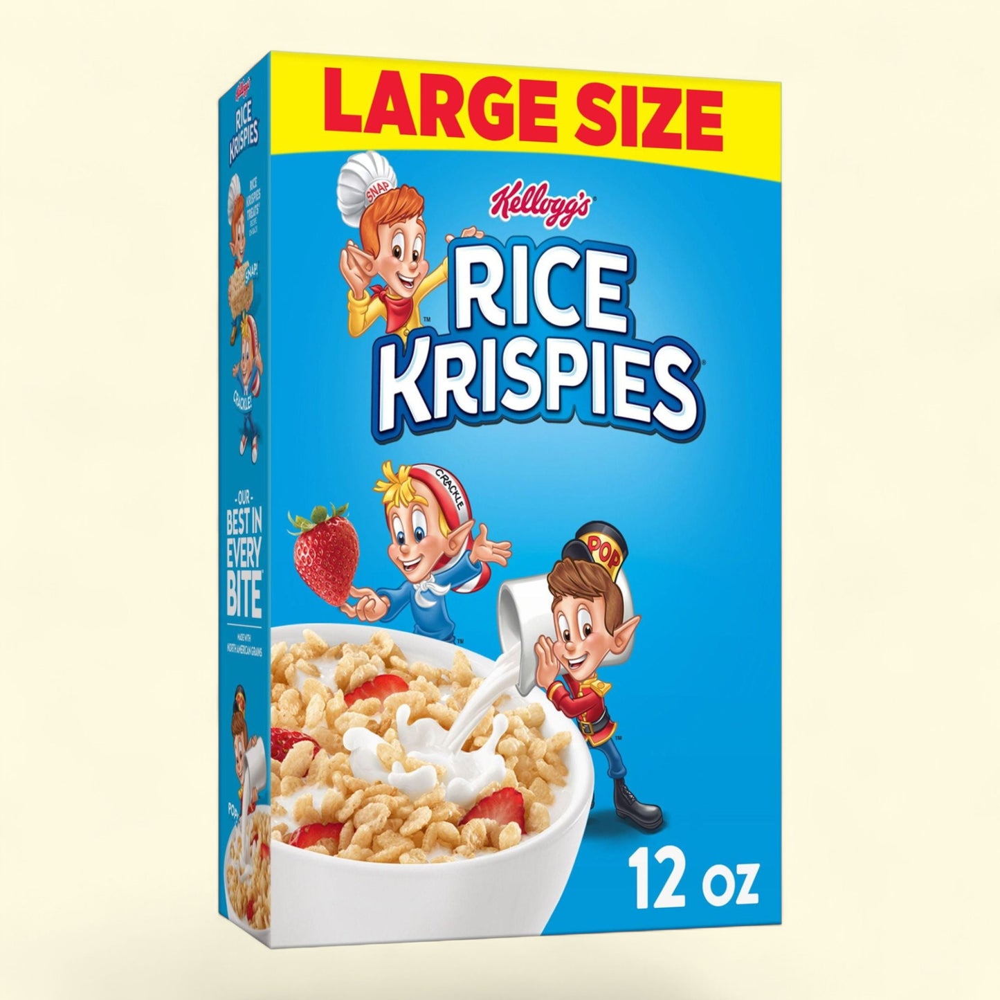 Kellogg's Rice Krispies Large Size Cereal, 12 oz
