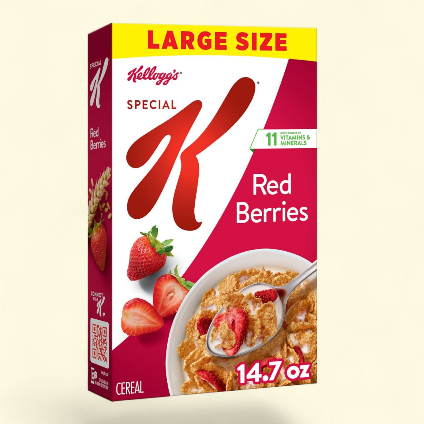 Kellogg's Special K Red Berries, Large Size Cereal, 14.7 oz