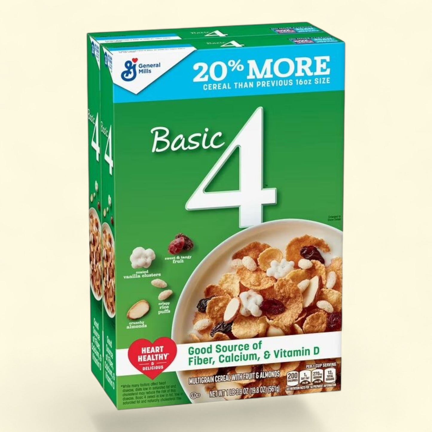 Mélange de 4 céréales, fruits et noix, 510 g