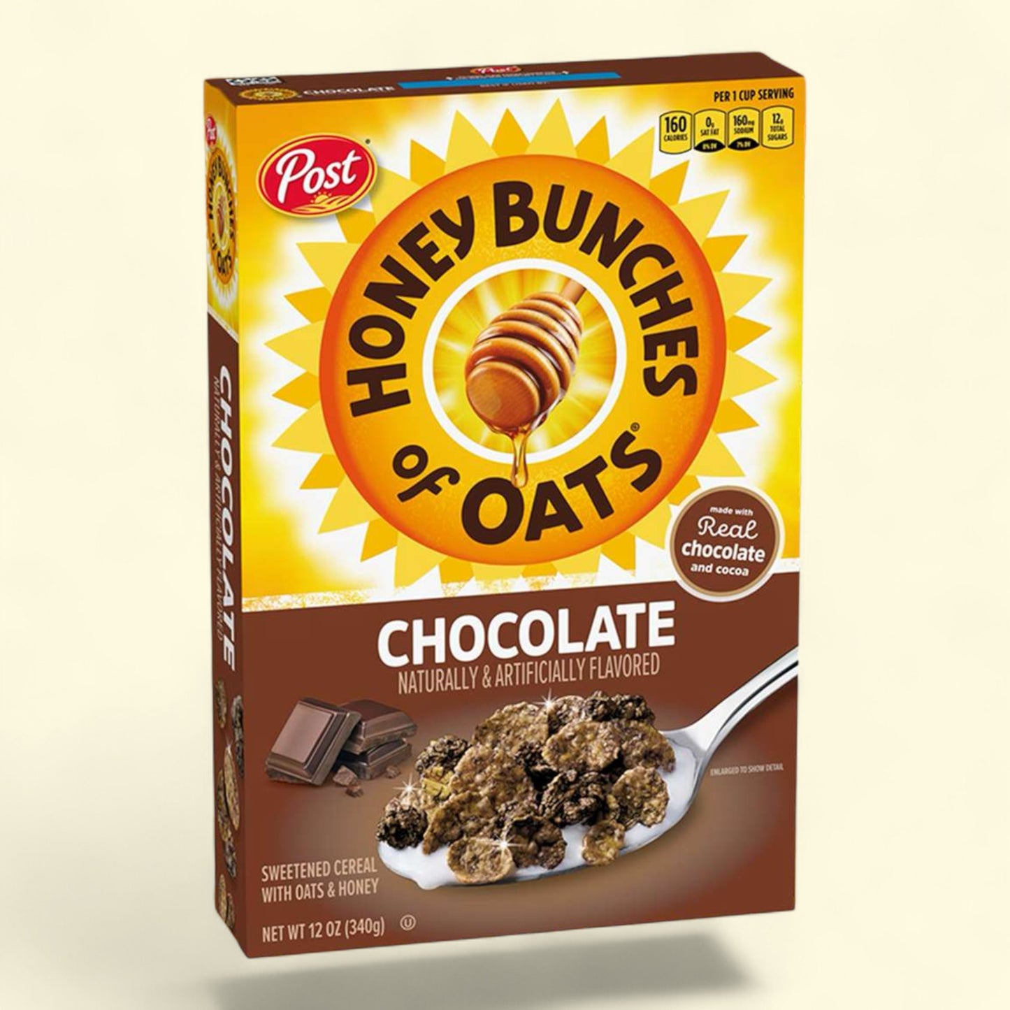 Honey Bunches of Oats Chocolate Breakfast Cereal, 12 oz