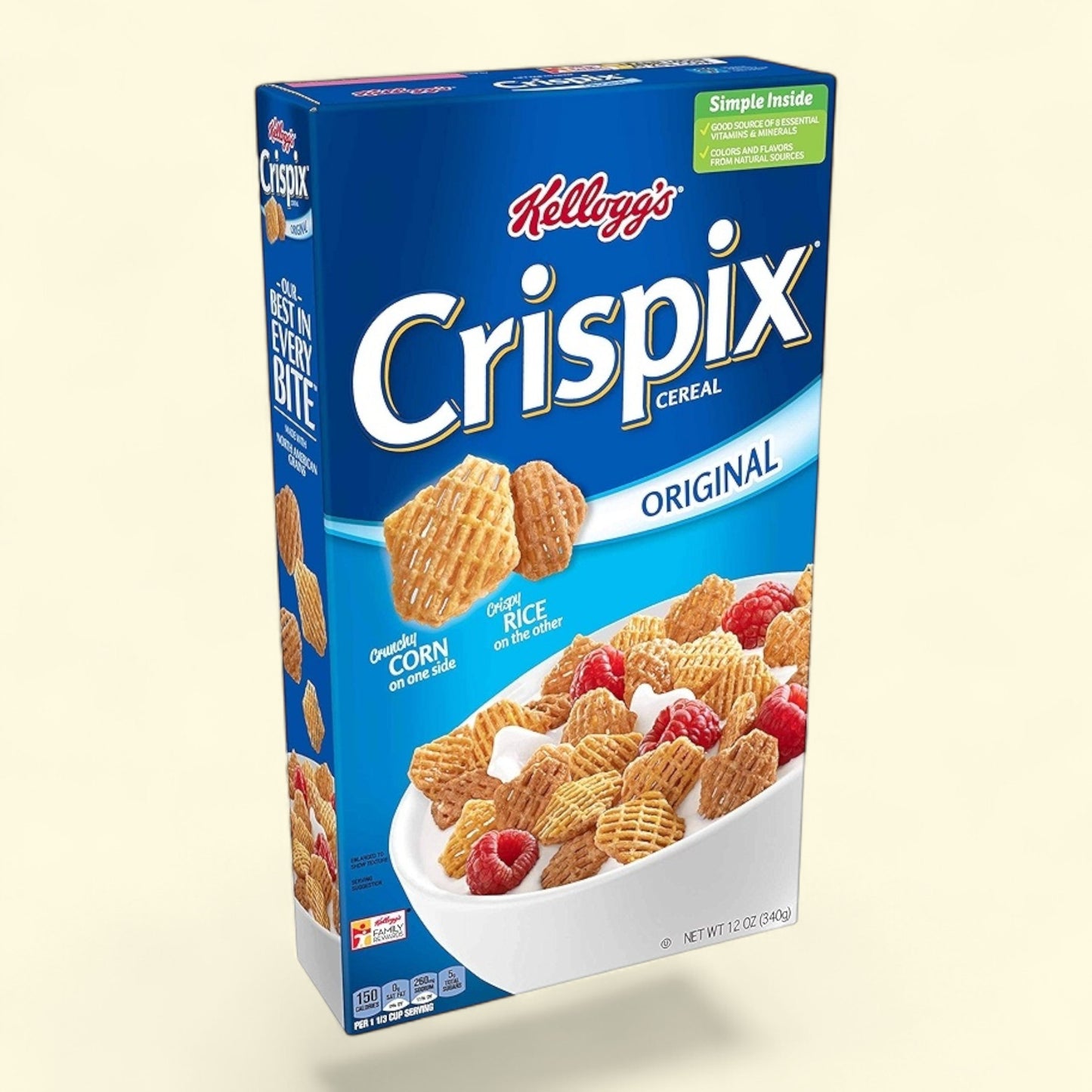 Kellogg's Crispix Cereal, Regular Size, 12 oz