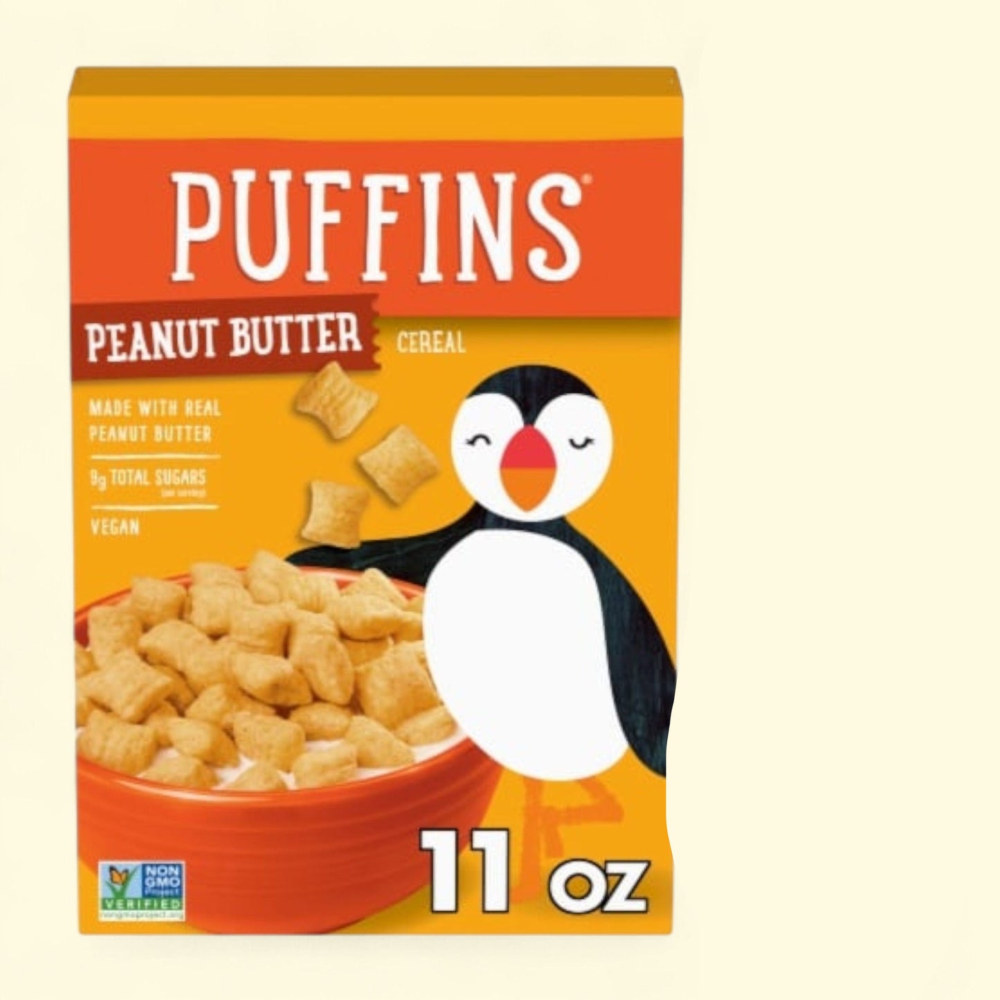 Puffins Peanut Butter Cereal, 11 oz
