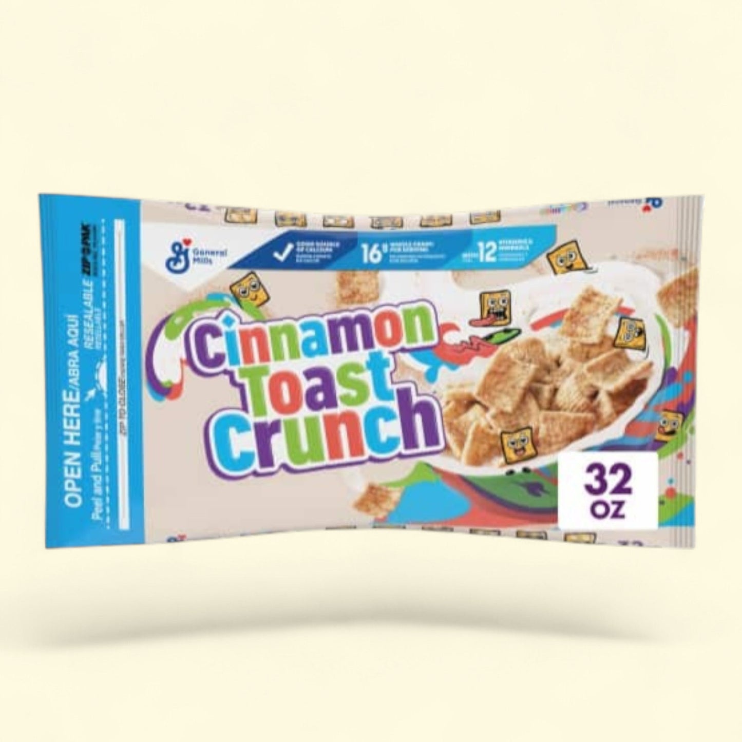 Cinnamon Toast Crunch, Value Bag Cereal, 32 oz