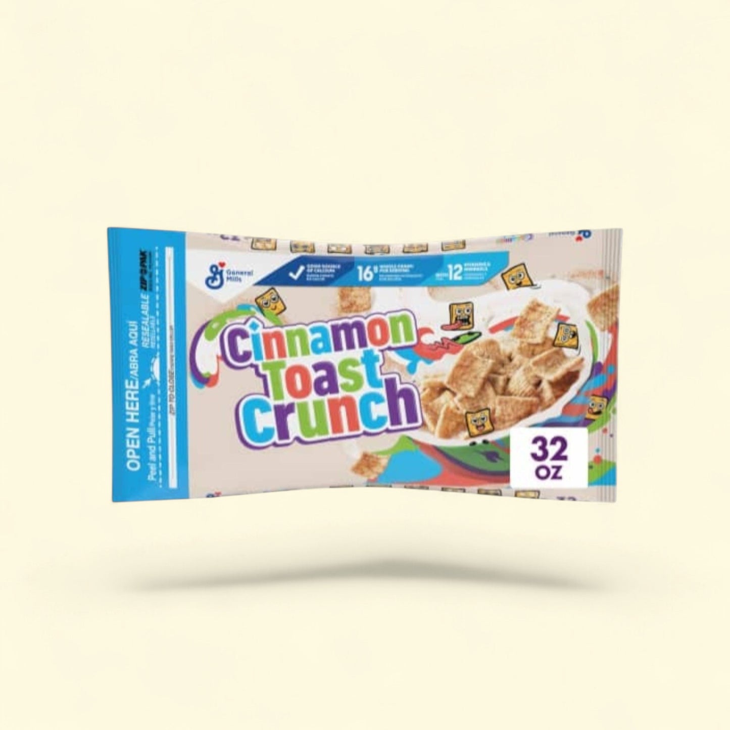 Cinnamon Toast Crunch, Value Bag Cereal, 32 oz — authentic US product shipped worldwide by Treatspree