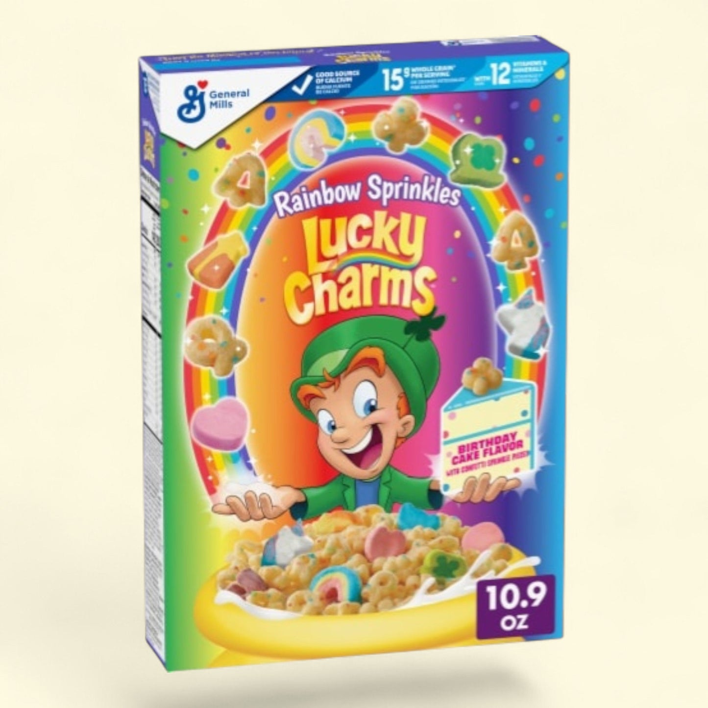 Lucky Charms Rainbow Sprinkles Cereal, 10 oz