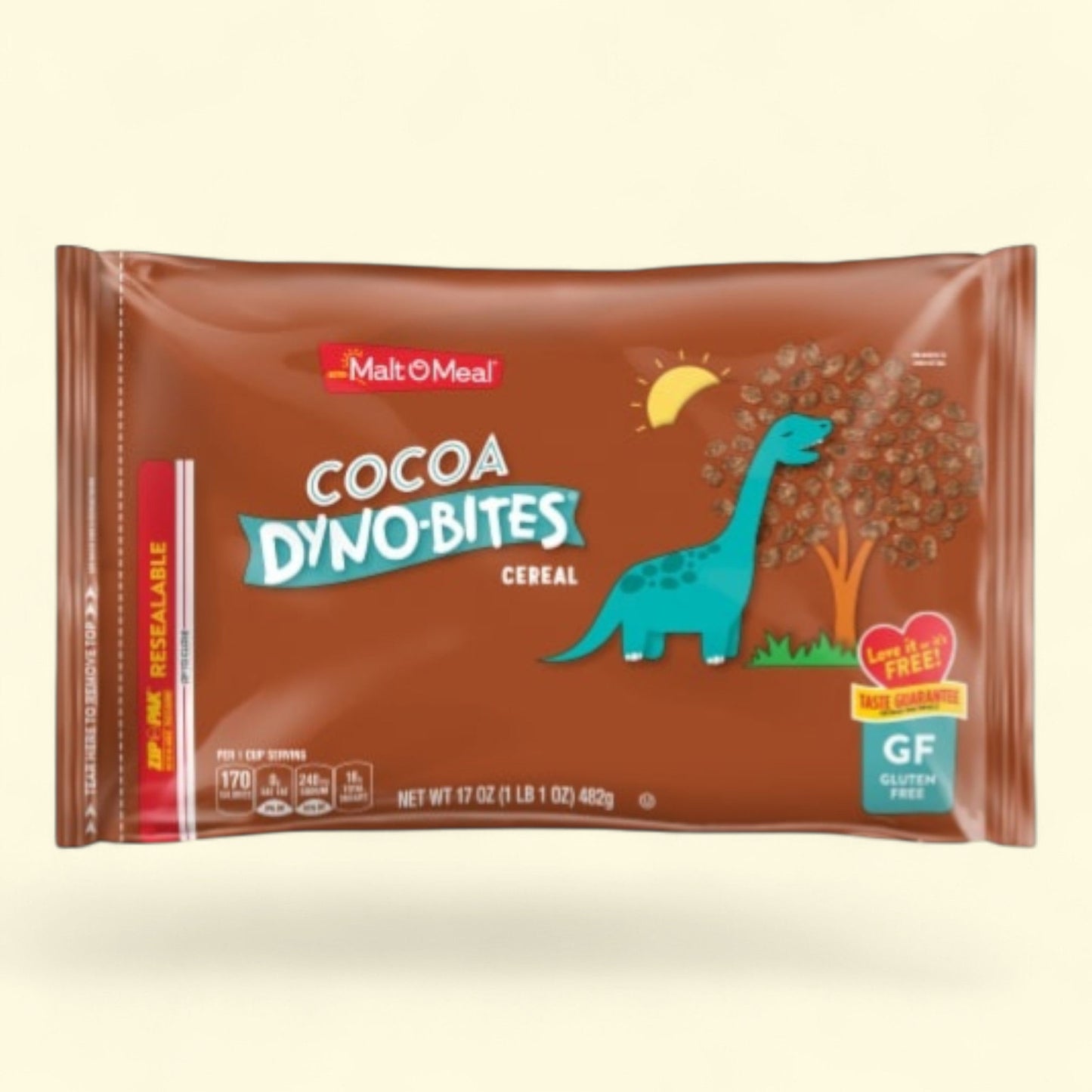 Malt-O-Meal Cocoa Dyno-Bites, Bag, Cereal, 17 oz