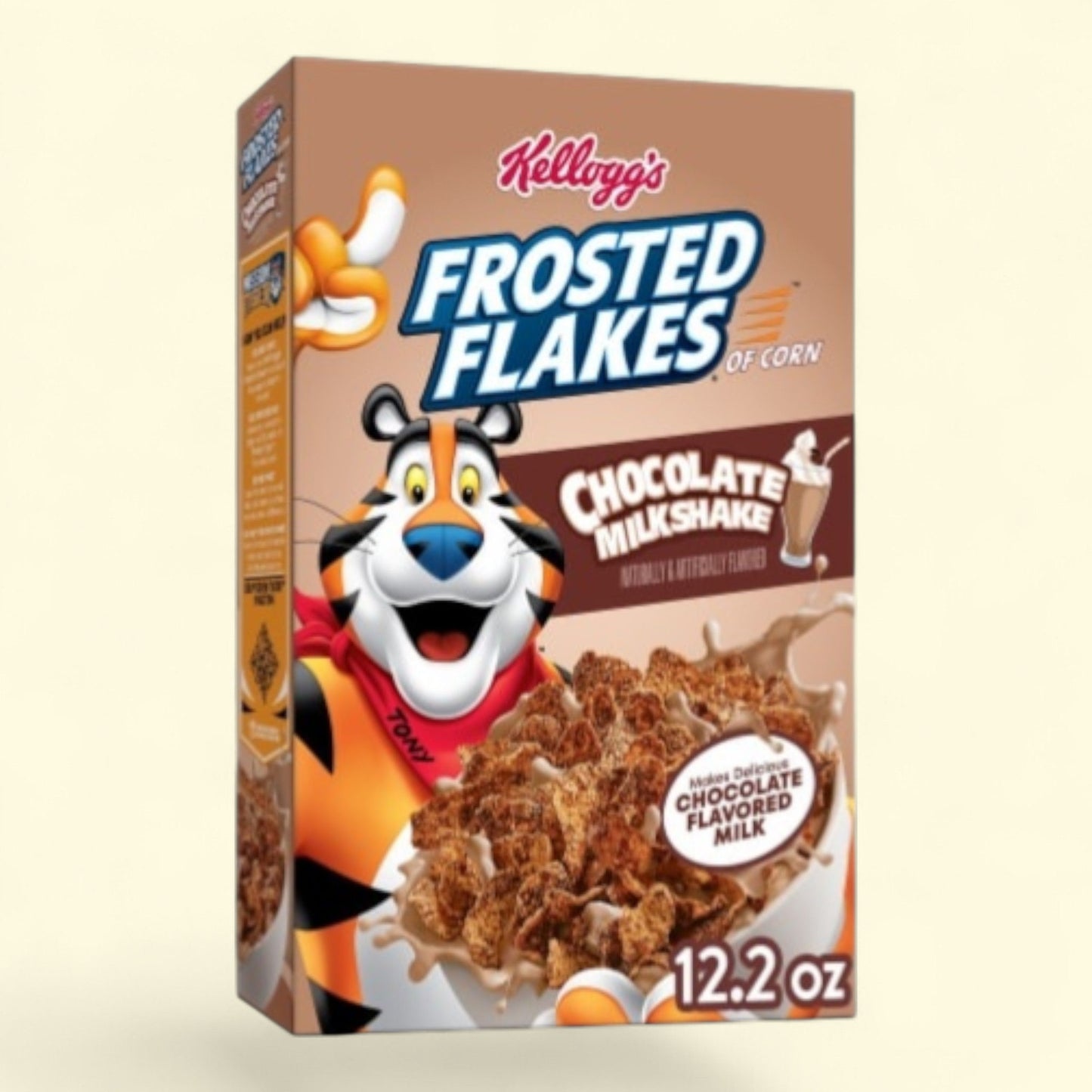 Kellogg's Frosted Flakes, Chocolate Milkshake, 12 oz
