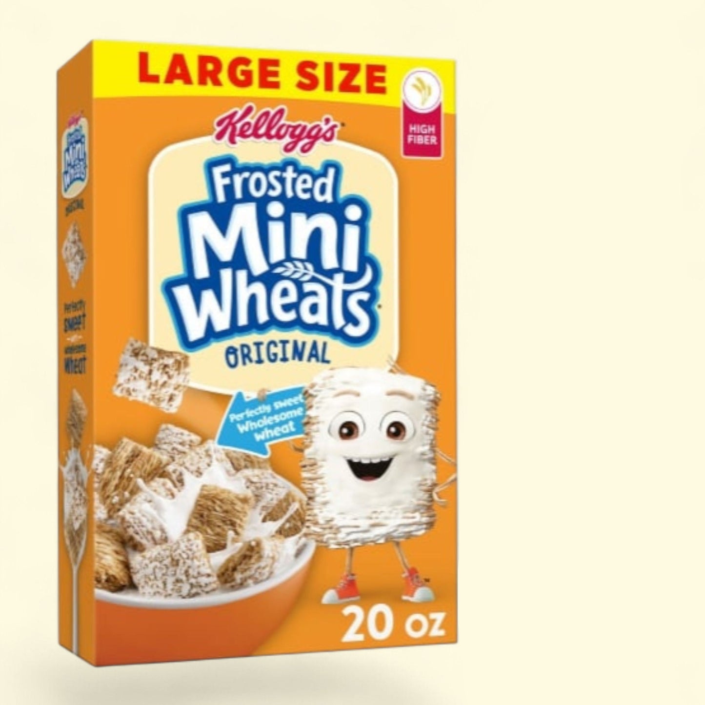 Kellogg's Frosted Mini-Wheats Cereal, Regular Size, 20 oz
