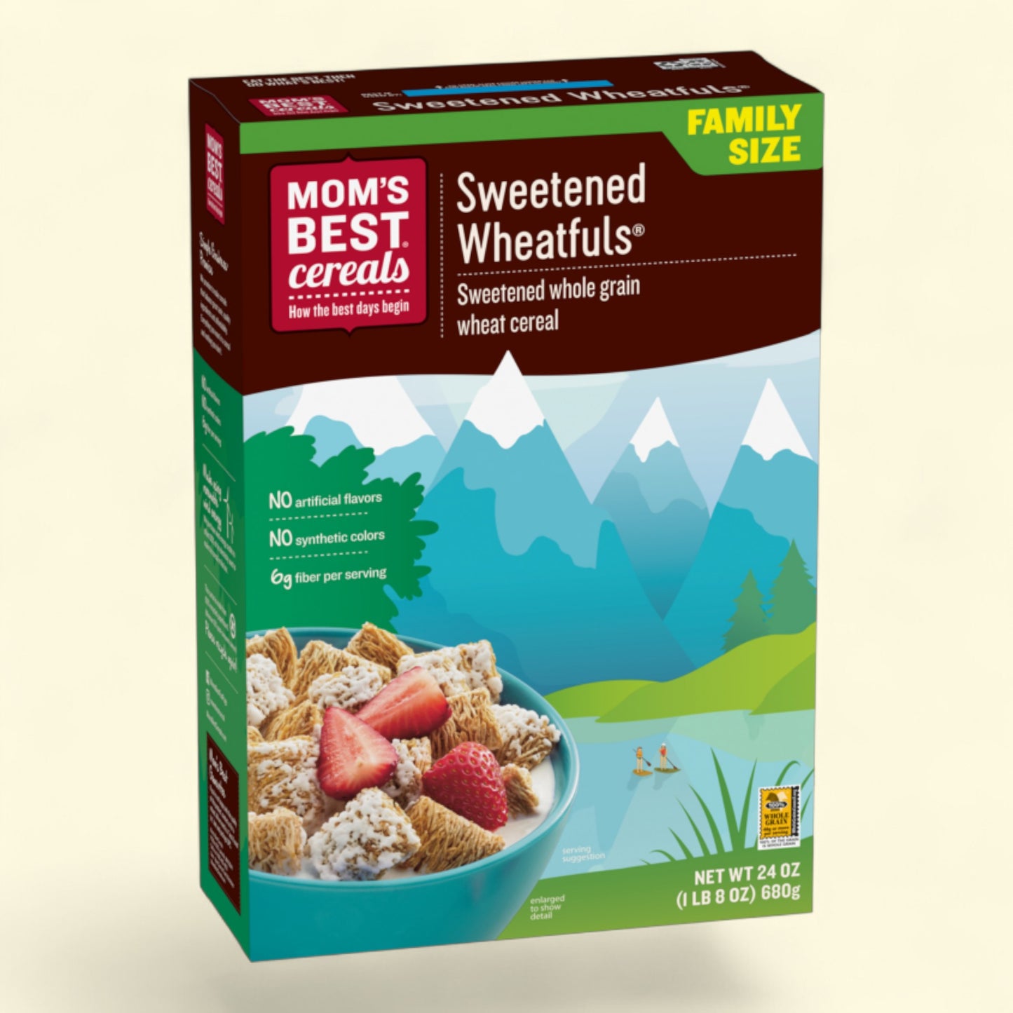 Mom's Best Sweetened Wheatfuls Cereal, 16 oz