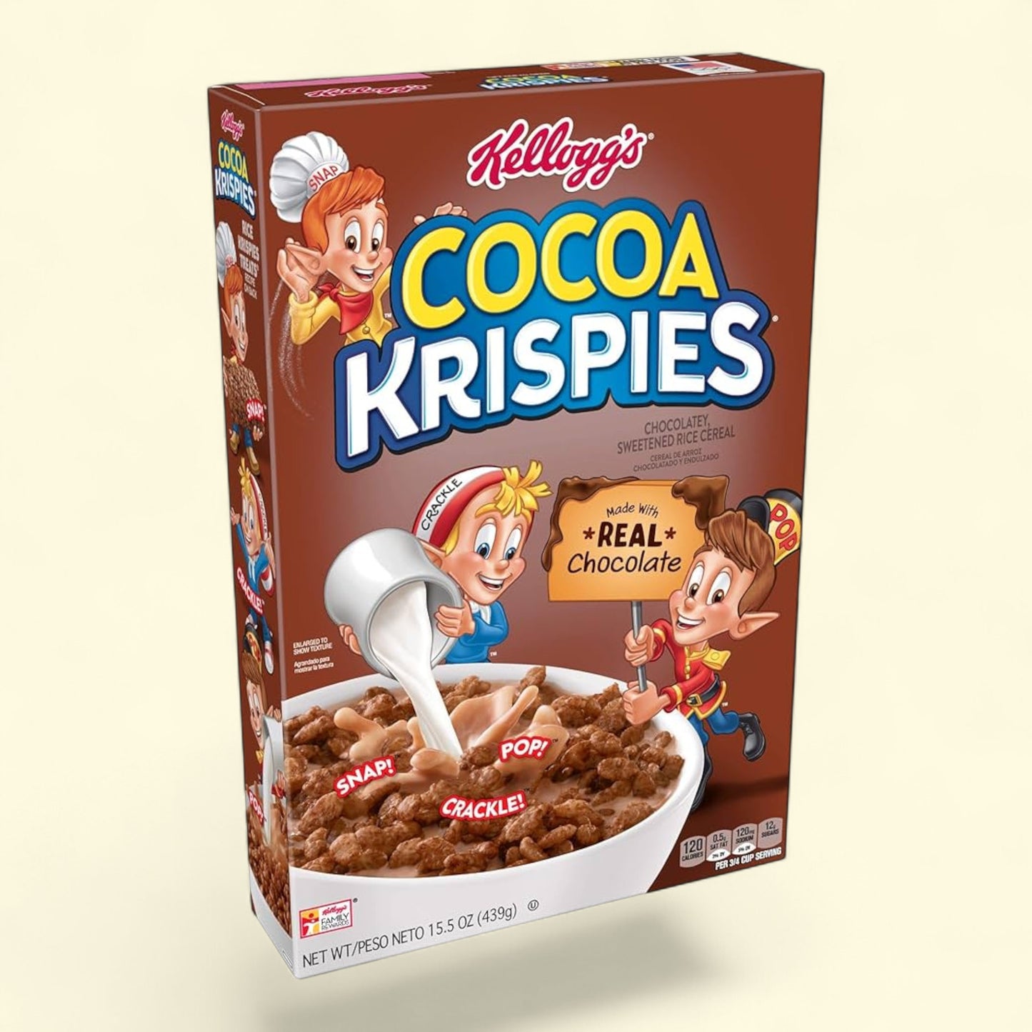 Kellogg's Cocoa Krispies, Chocolatey Flavor, 12 oz.