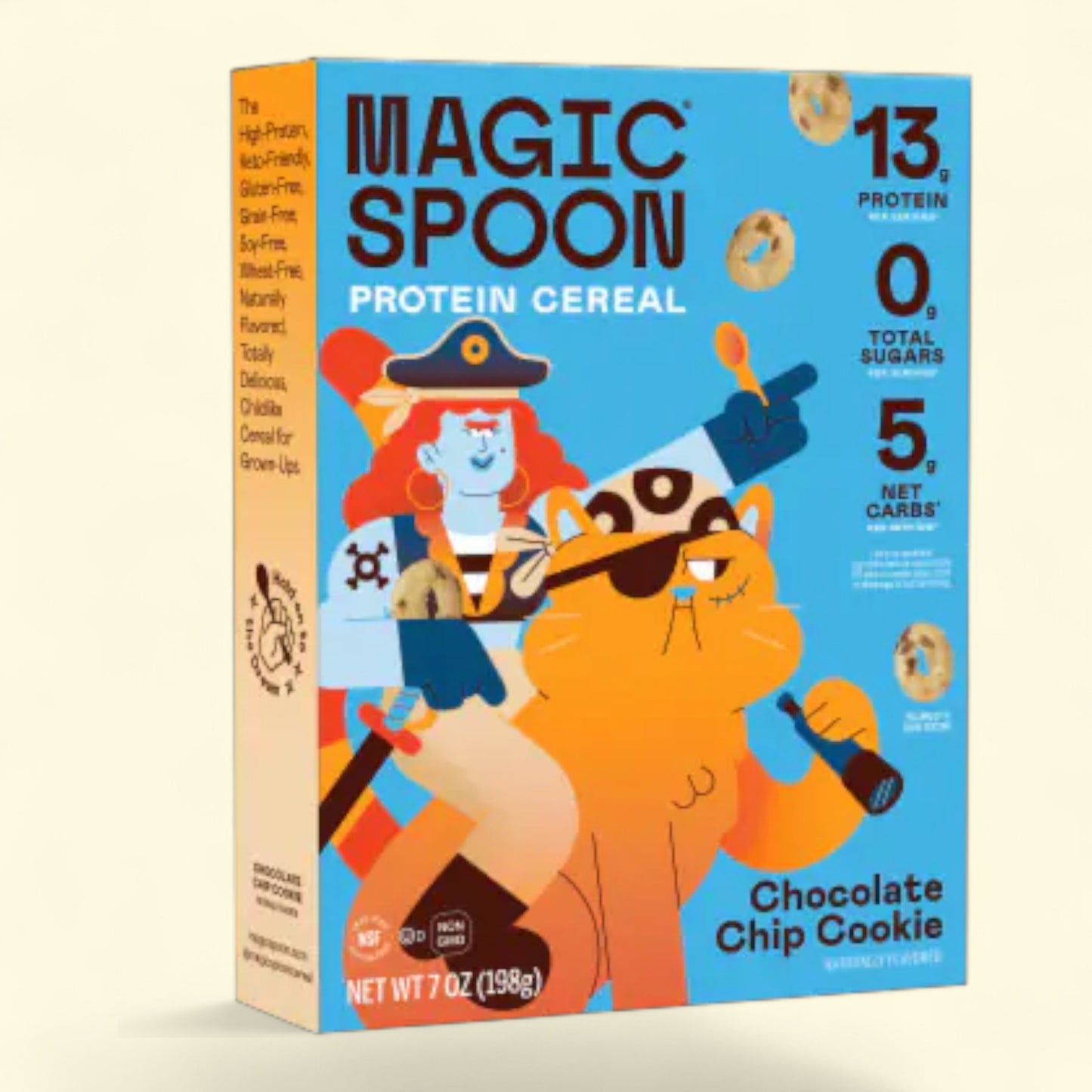 MAGIC SPOON Chocolate Chip Cookie Cereal, 7oz
