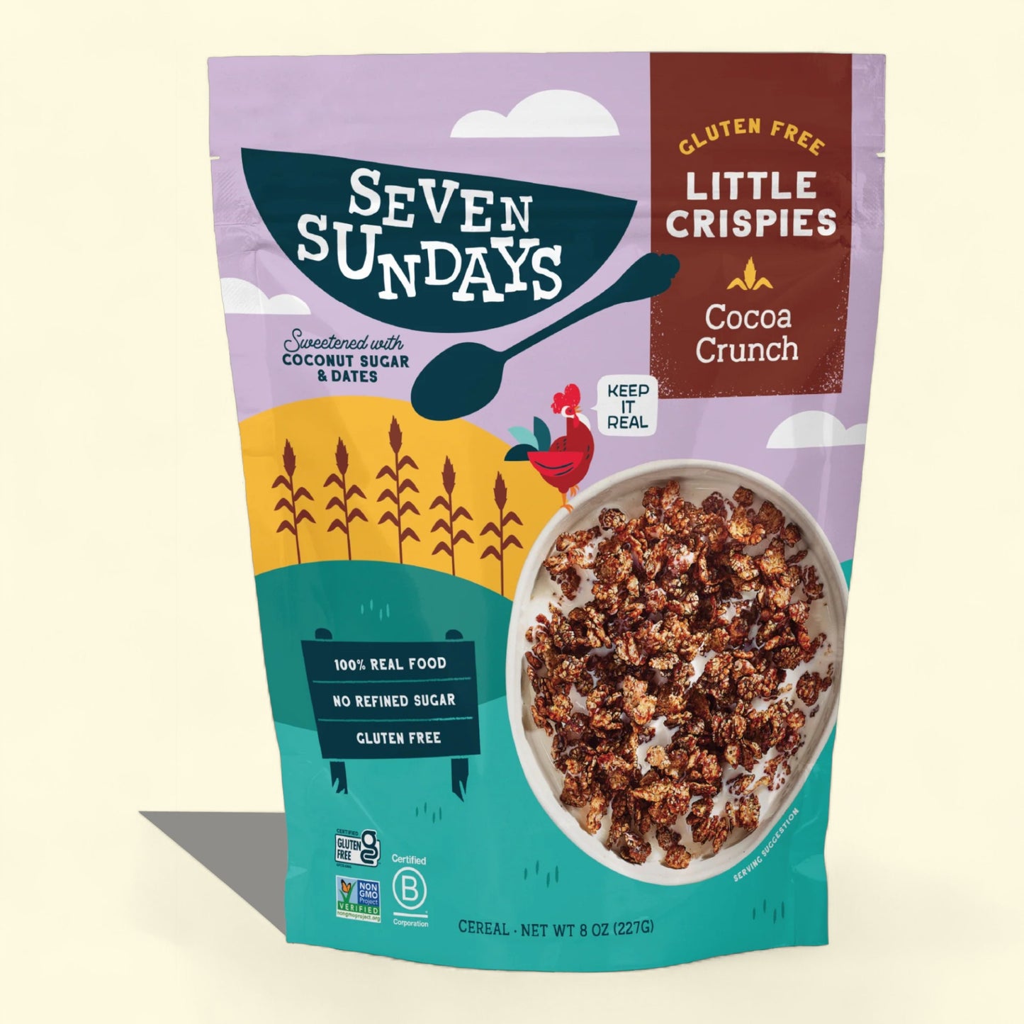 Céréales pour le petit-déjeuner Seven Sundays Little Crispies Cocoa Crunch, 227 g