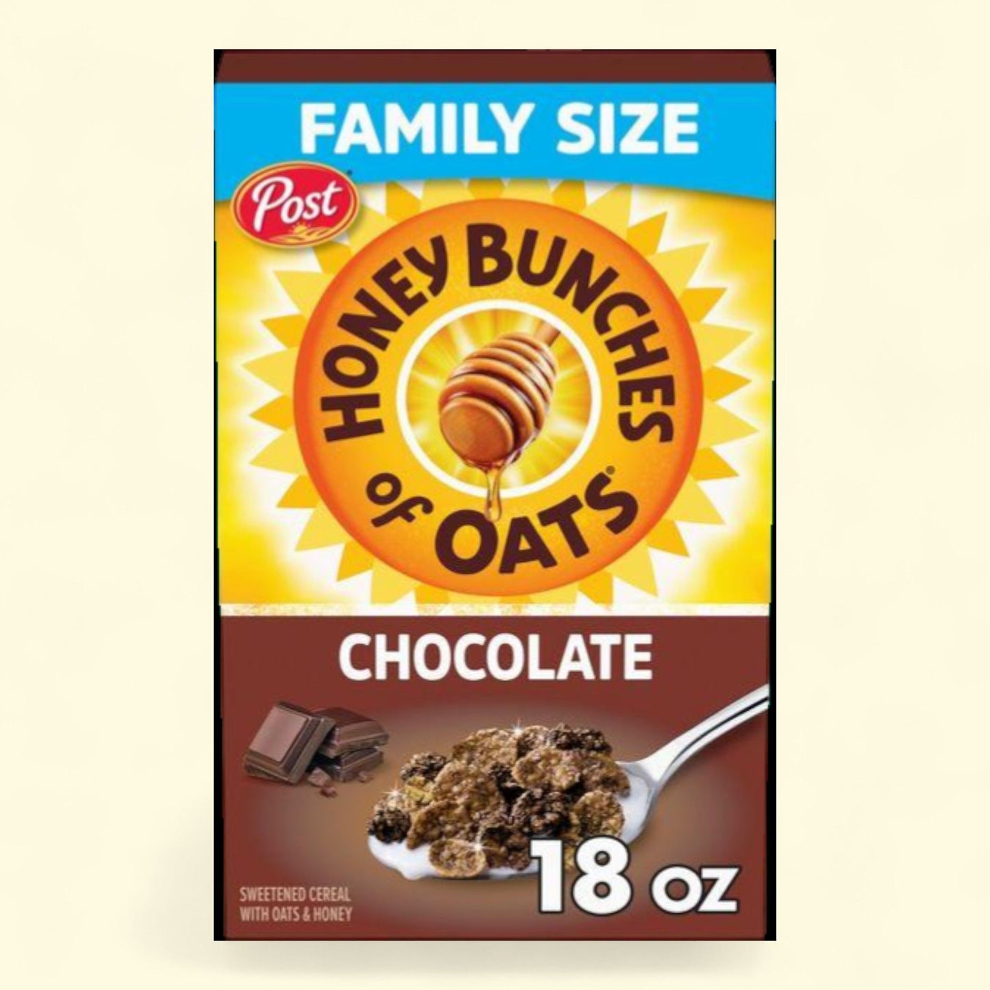 Honey Bunches of Oats Chocolate Cereal, 18oz