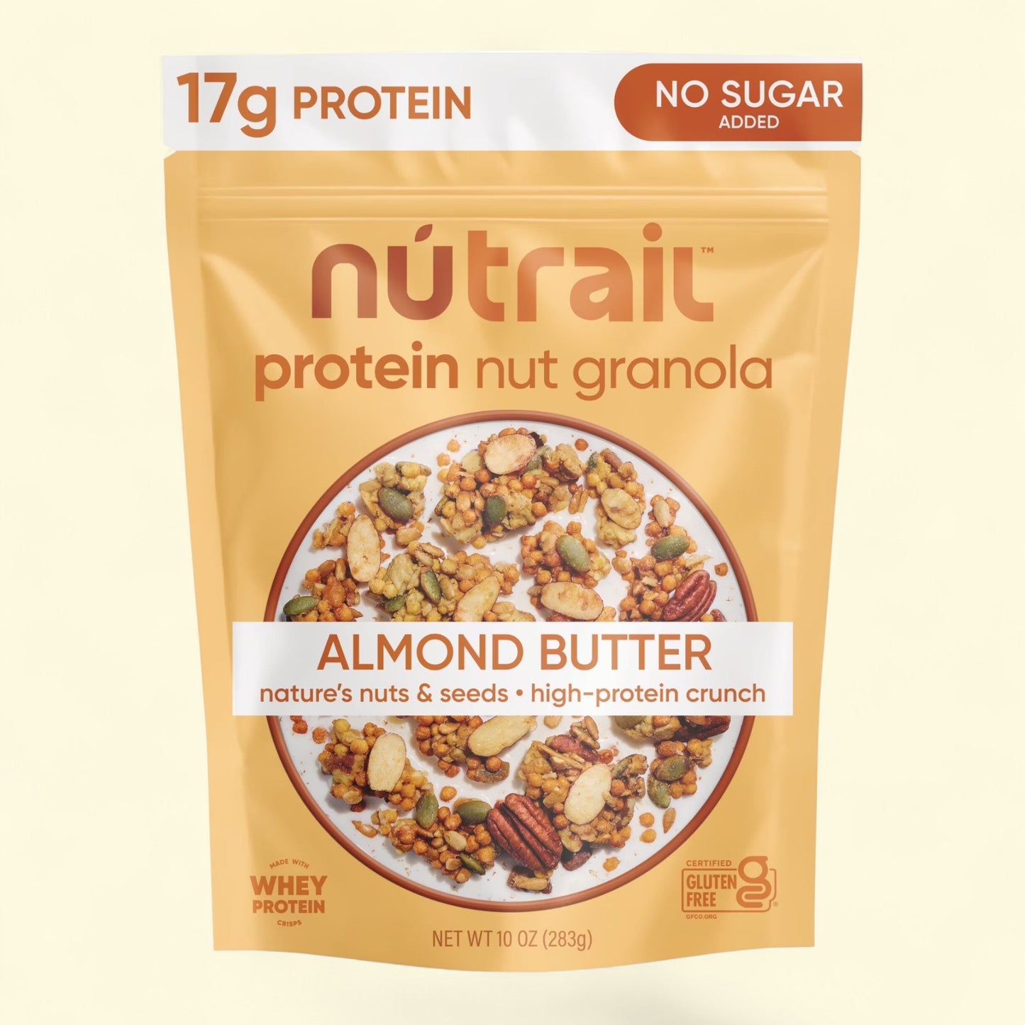 NuTrail Almond Butter Nut Protein Granola, 10oz