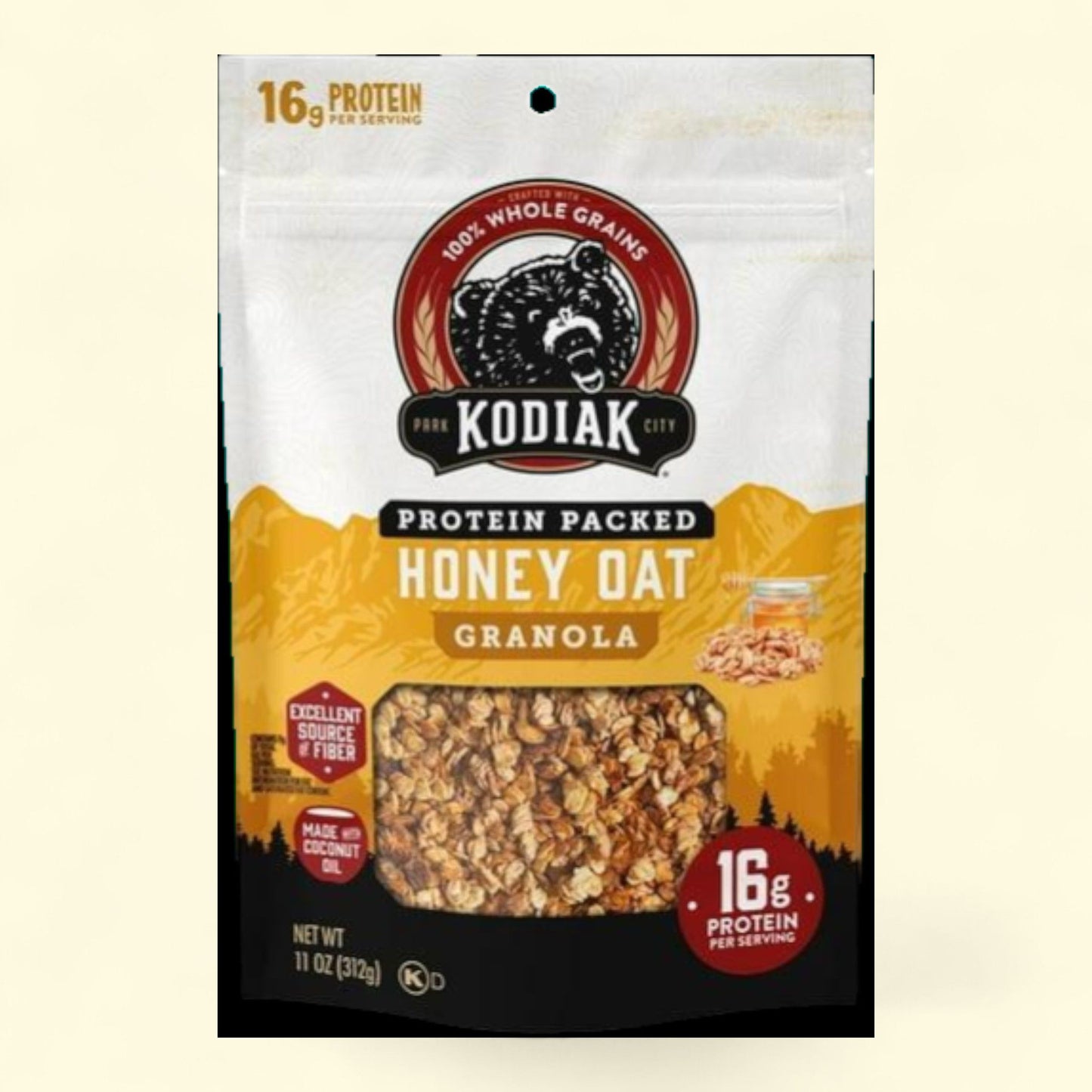 Kodiak Protein-Packed Honey Oat Granola, 11 oz
