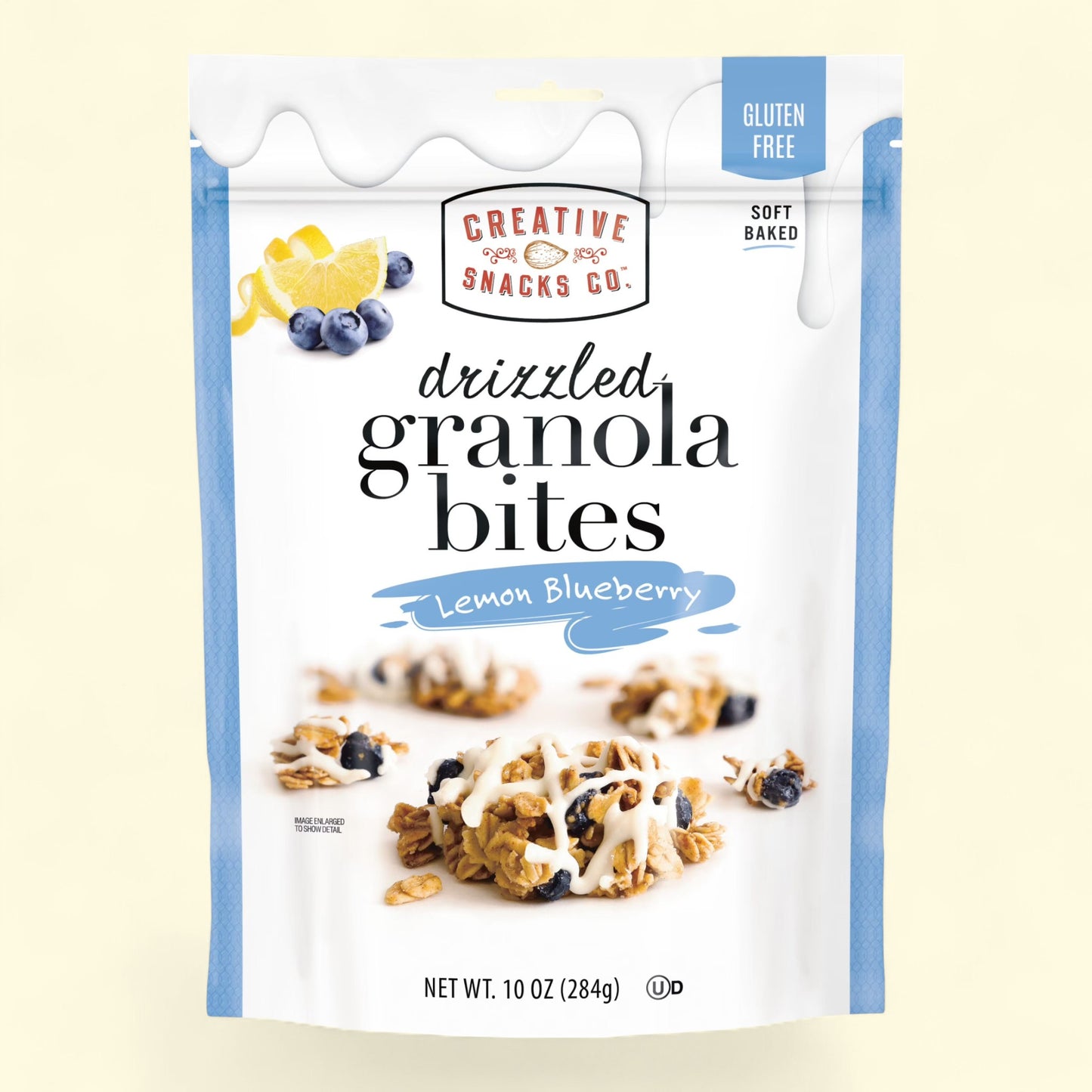 Creative Snacks Lemon Blueberry Drizzle Granola Bites, 10 oz