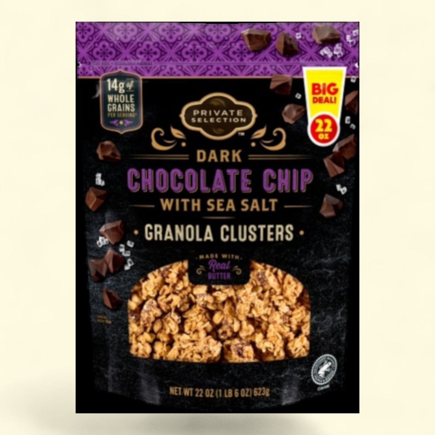 Private Selection, Dark Chocolate Chip Granola, 22 oz