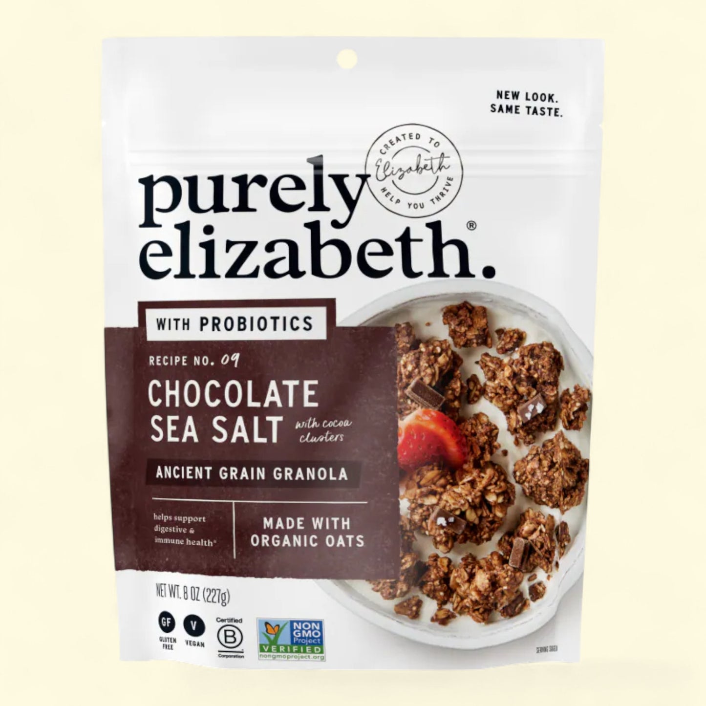 Purely Elizabeth Chocolate Sea Salt Probiotic Granola, 8oz