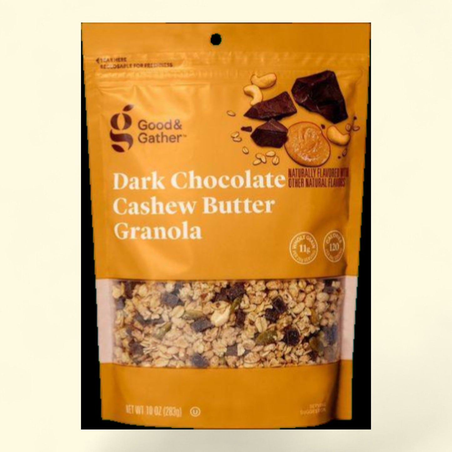 Good & Gather, Dark Chocolate Cashew Butter Granola, 10oz