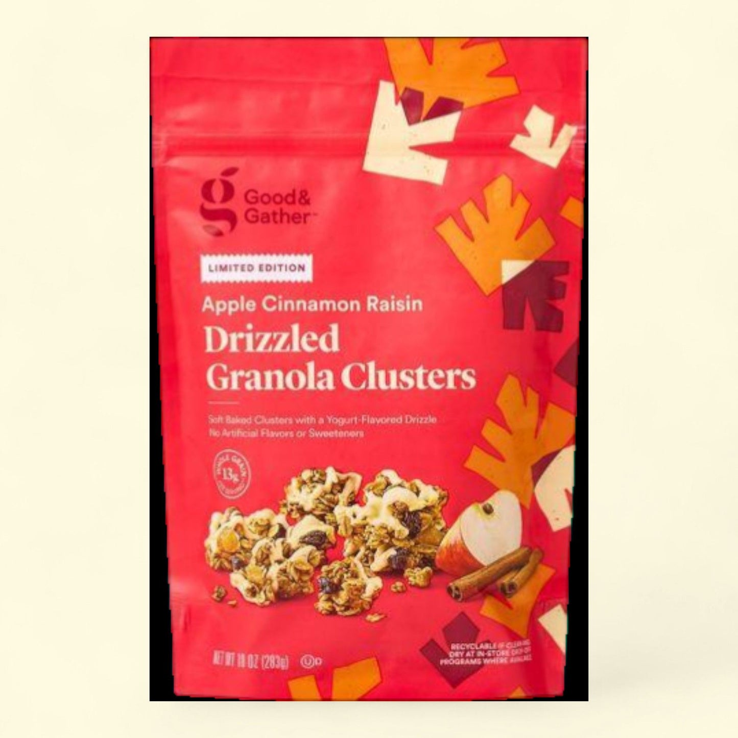 Good & Gather, Apple Cinnamon Raisin Granola Clusters, 10oz