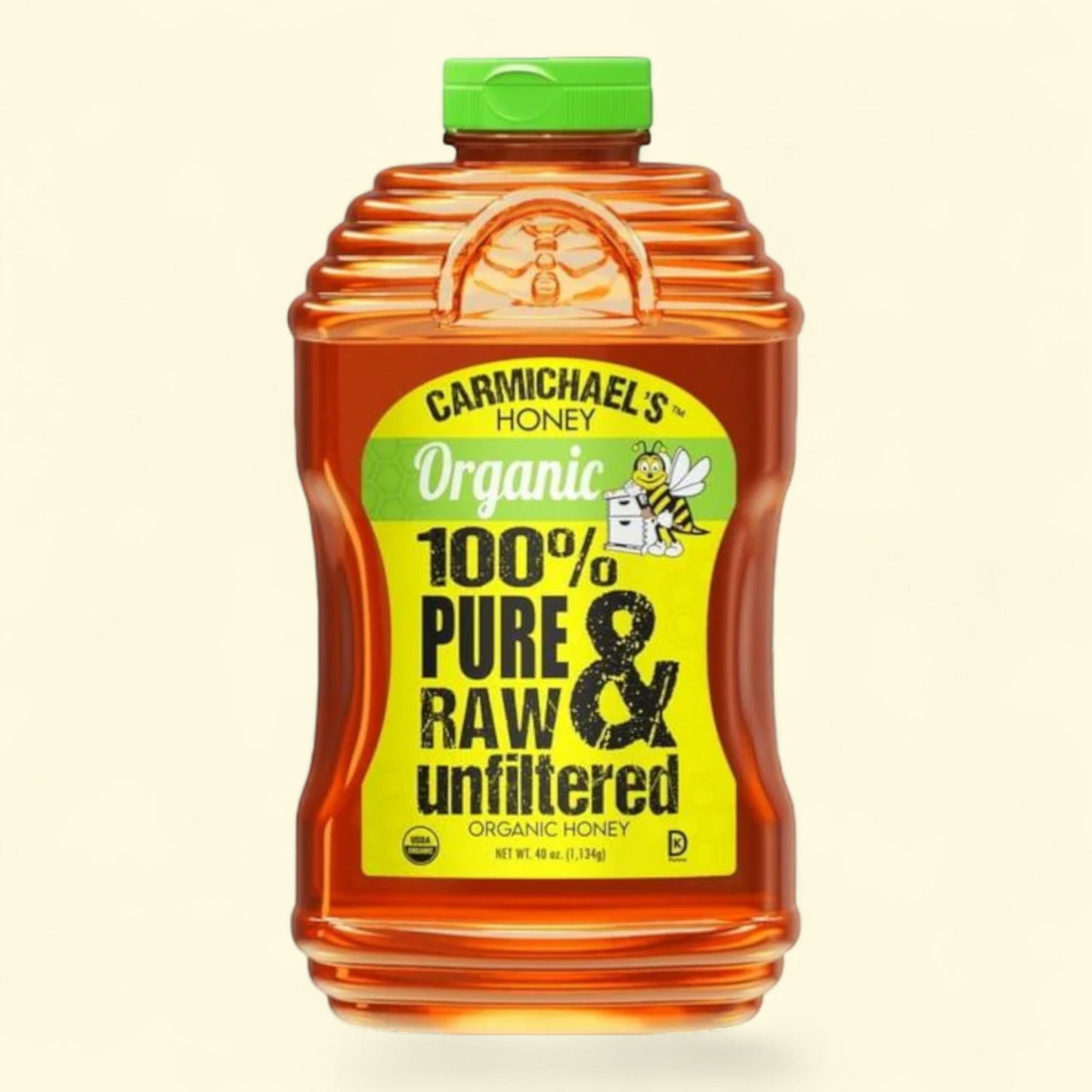 Carmichael's Organic Honey, 40oz